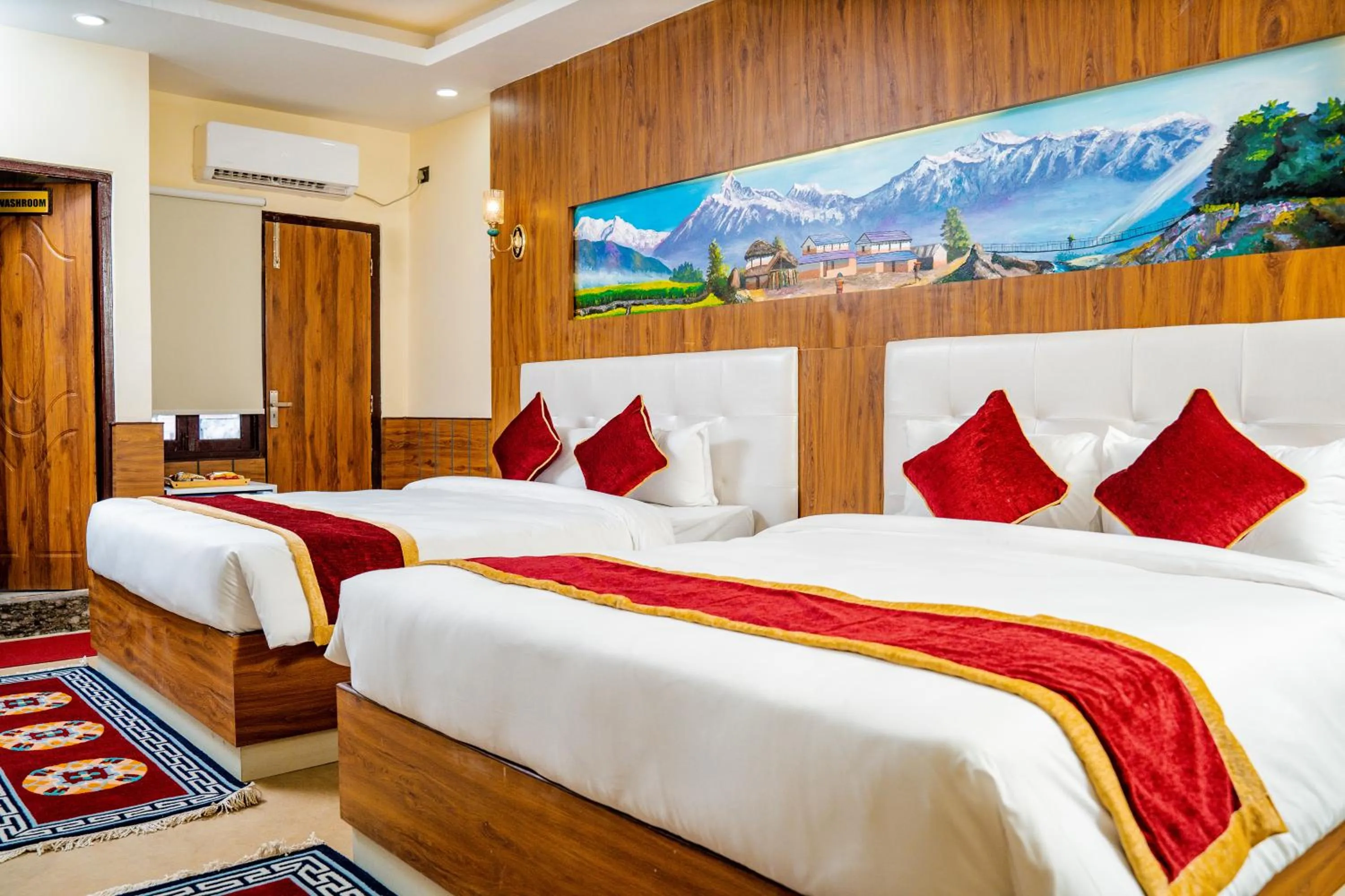 Bed in Hotel Palazzo