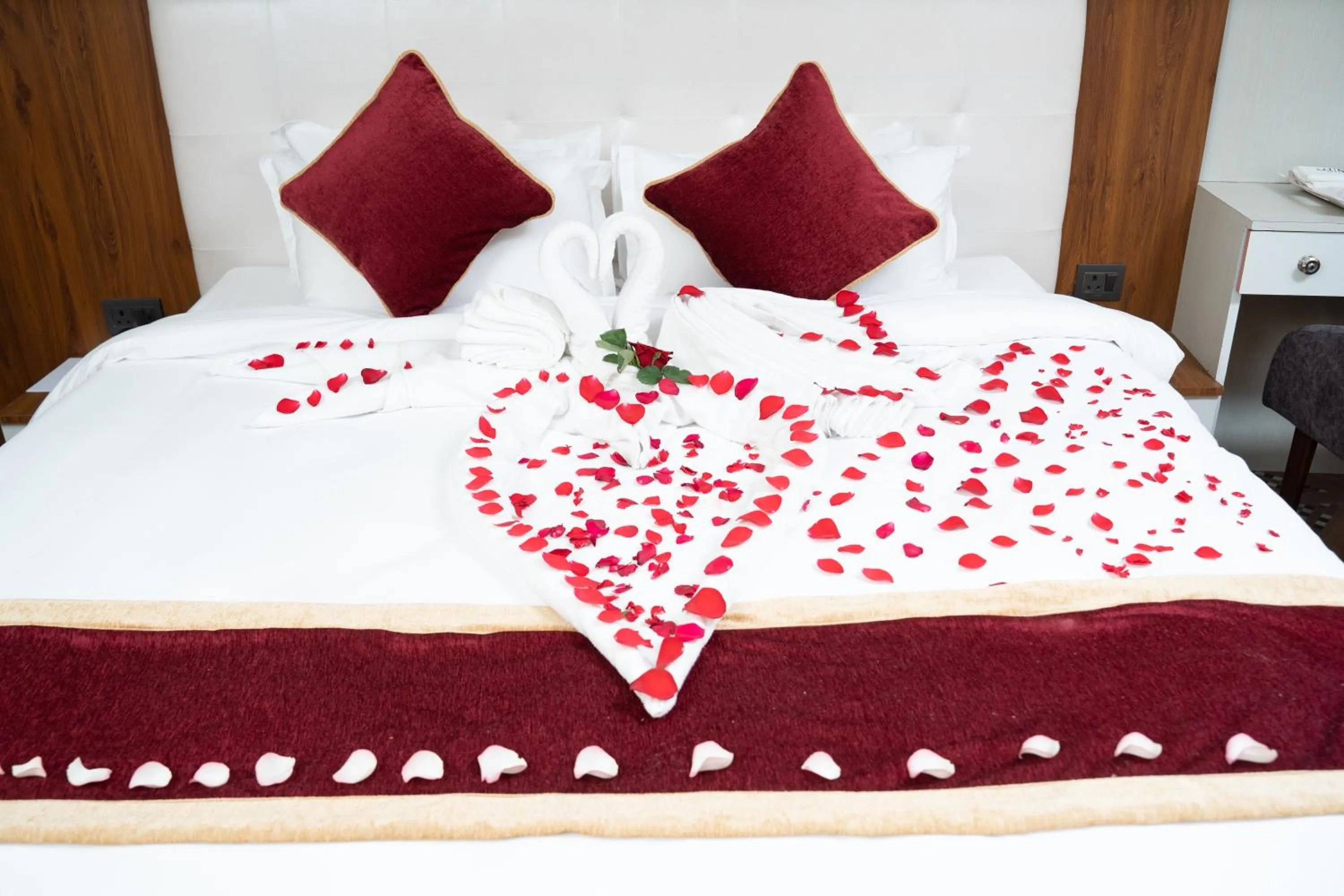 Bed in Hotel Palazzo