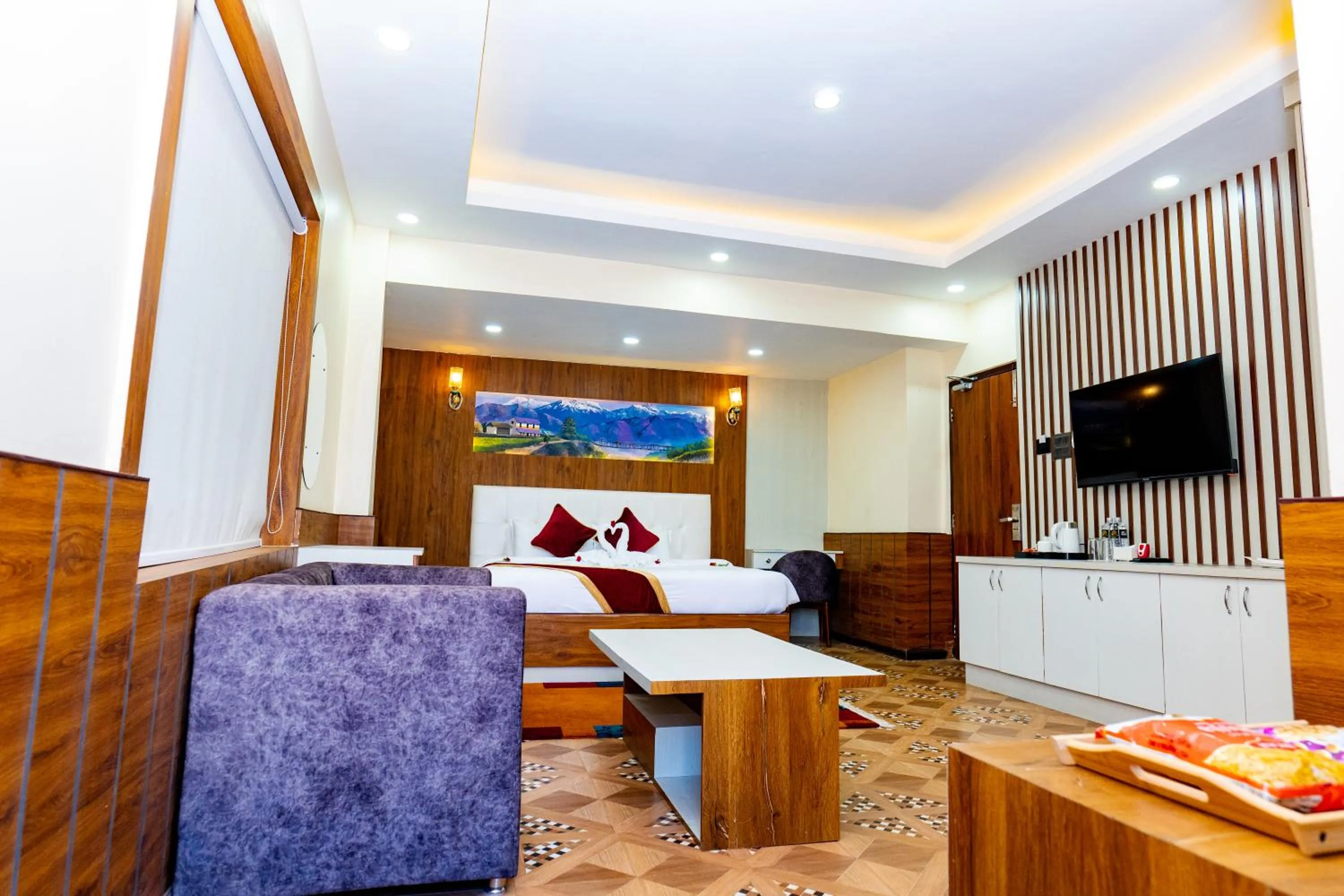 Communal lounge/ TV room in Hotel Palazzo