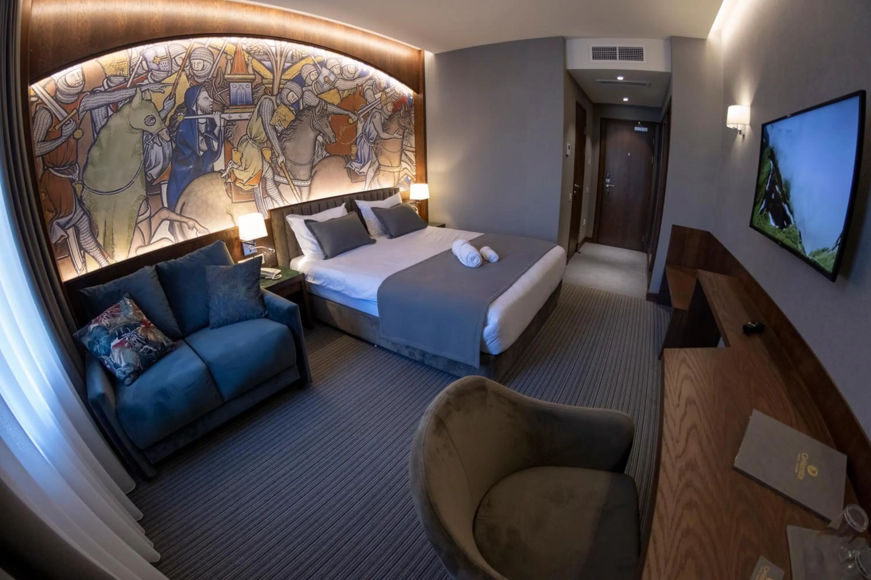 Living room in Orienta Hotel Gyumri