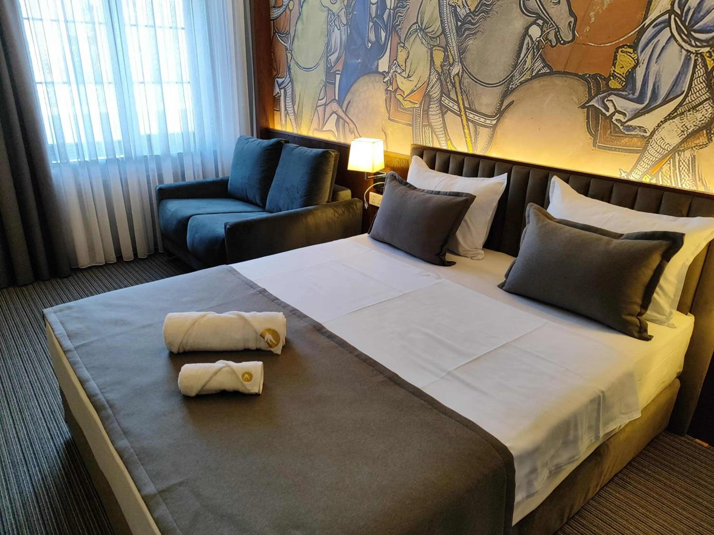 Bed in Orienta Hotel Gyumri