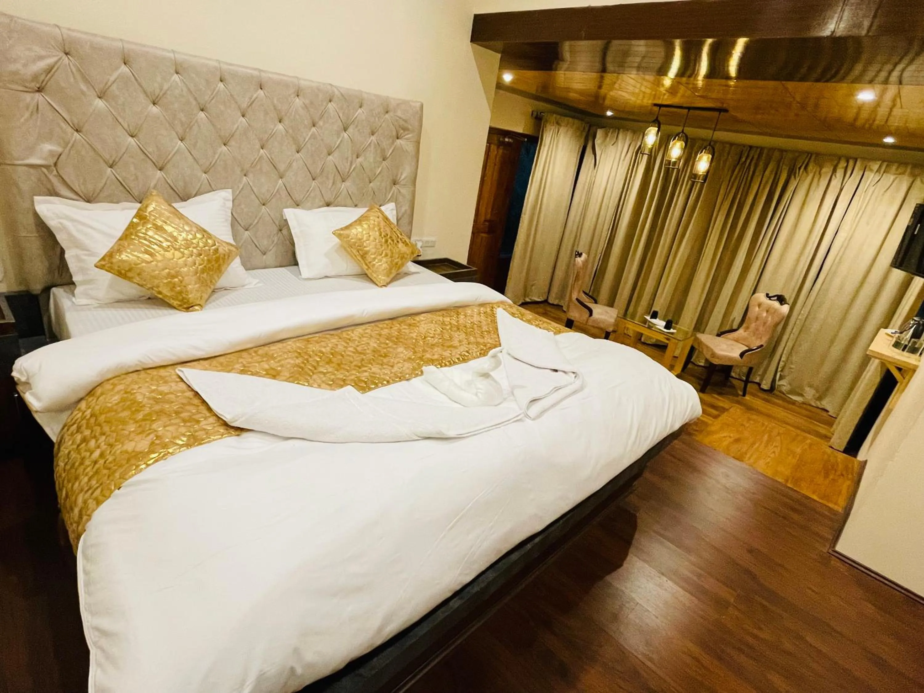 Photo of the whole room, Bed in Thiksay Organic Resort and Retreat