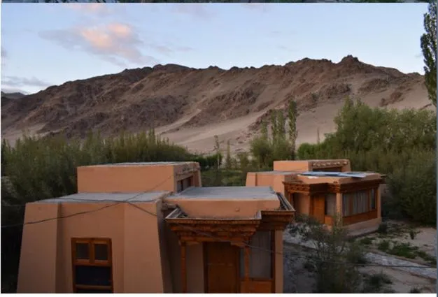 Mountain view in Thiksay Organic Resort and Retreat