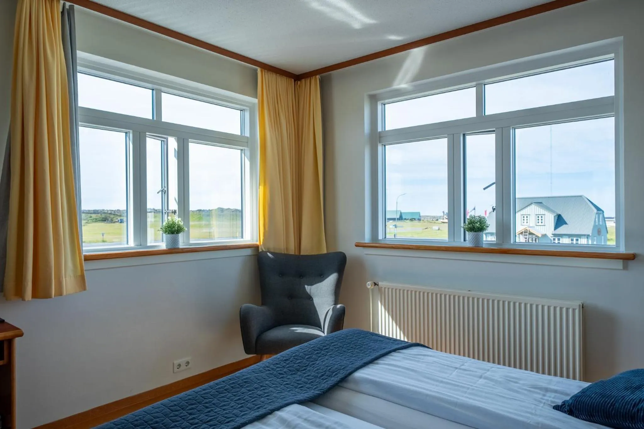 Property building, Bed in Adventure Hotel Hellissandur