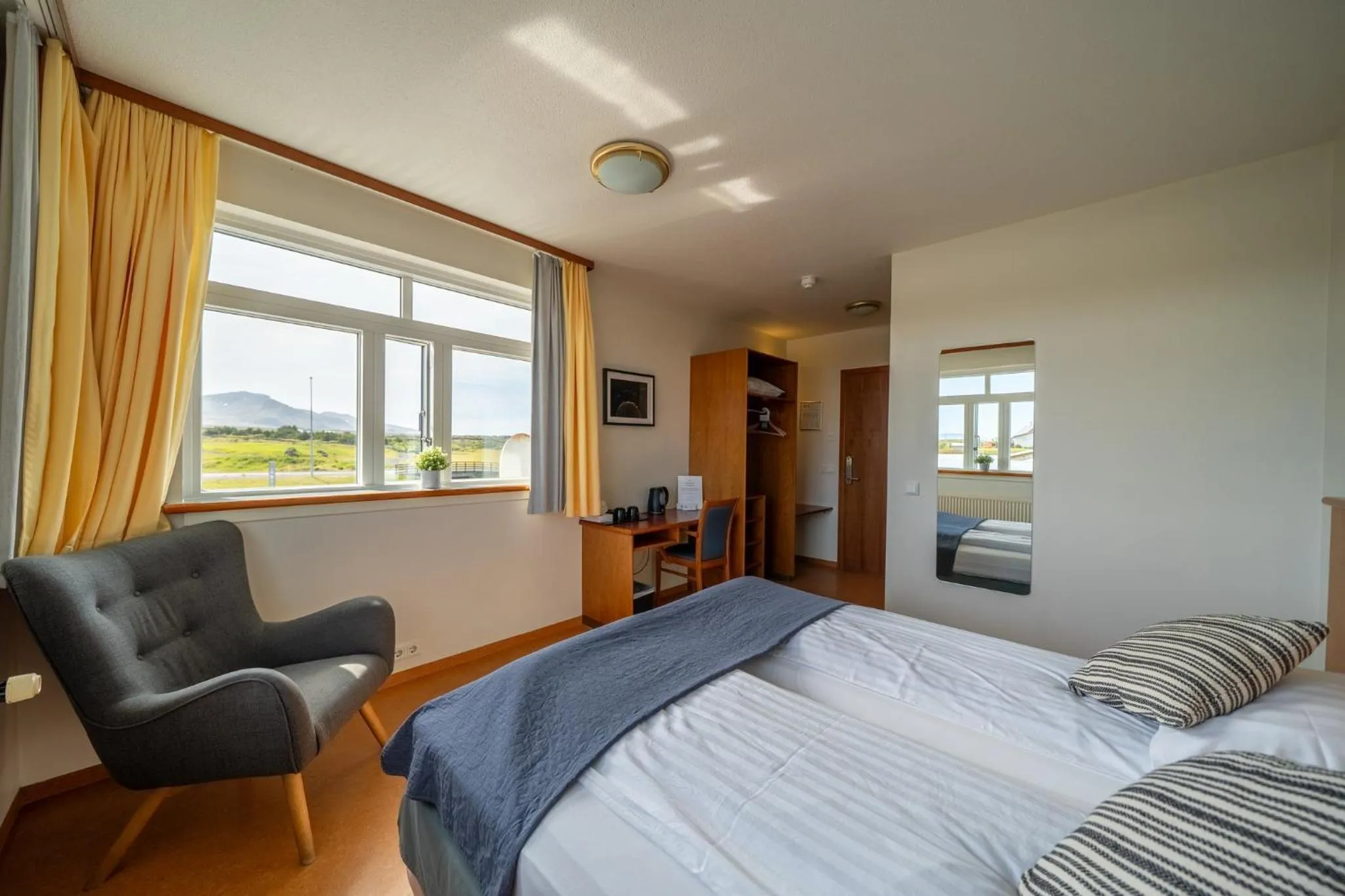 Bedroom, Bed in Adventure Hotel Hellissandur