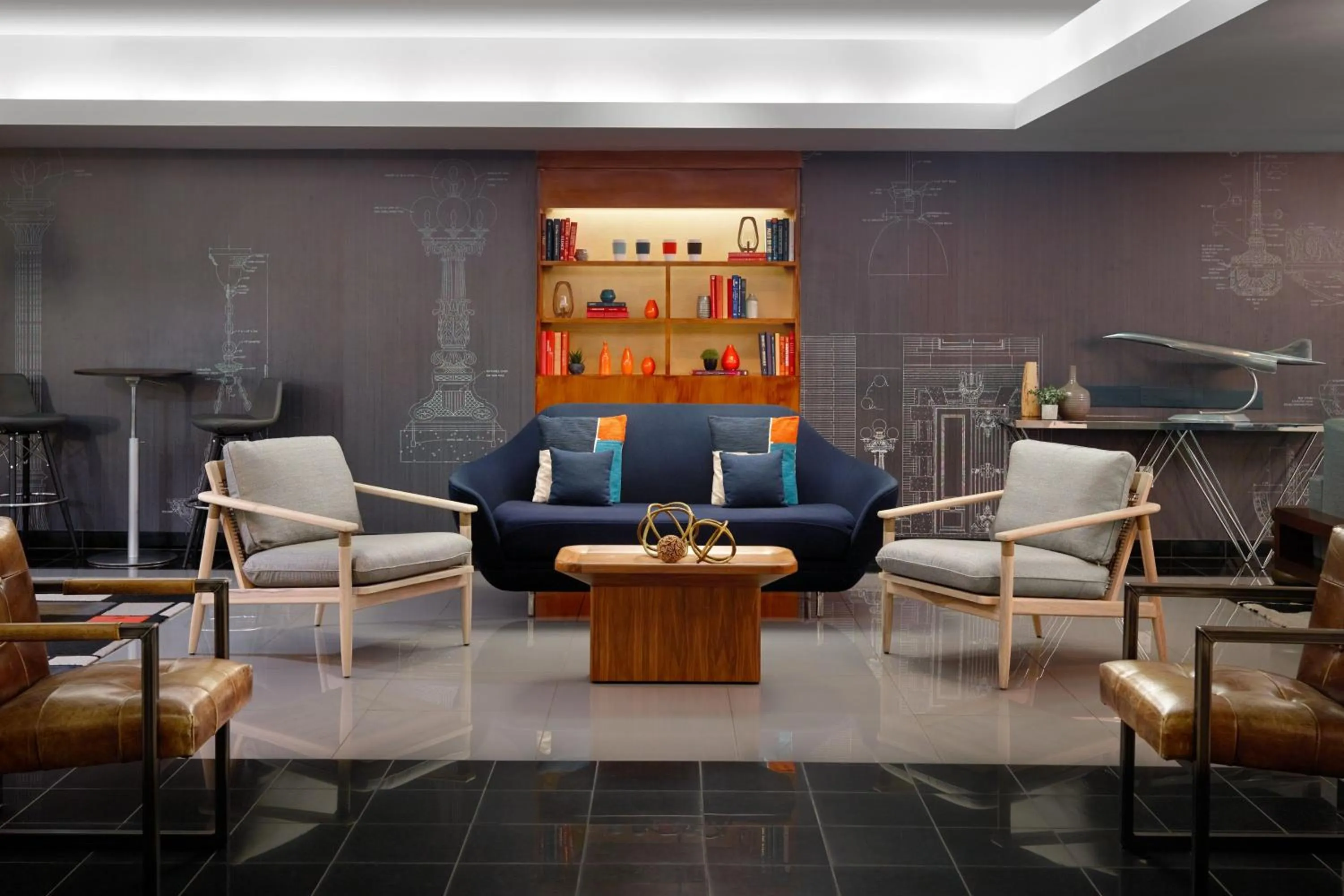 Lobby or reception in Le Meridien Tampa, The Courthouse