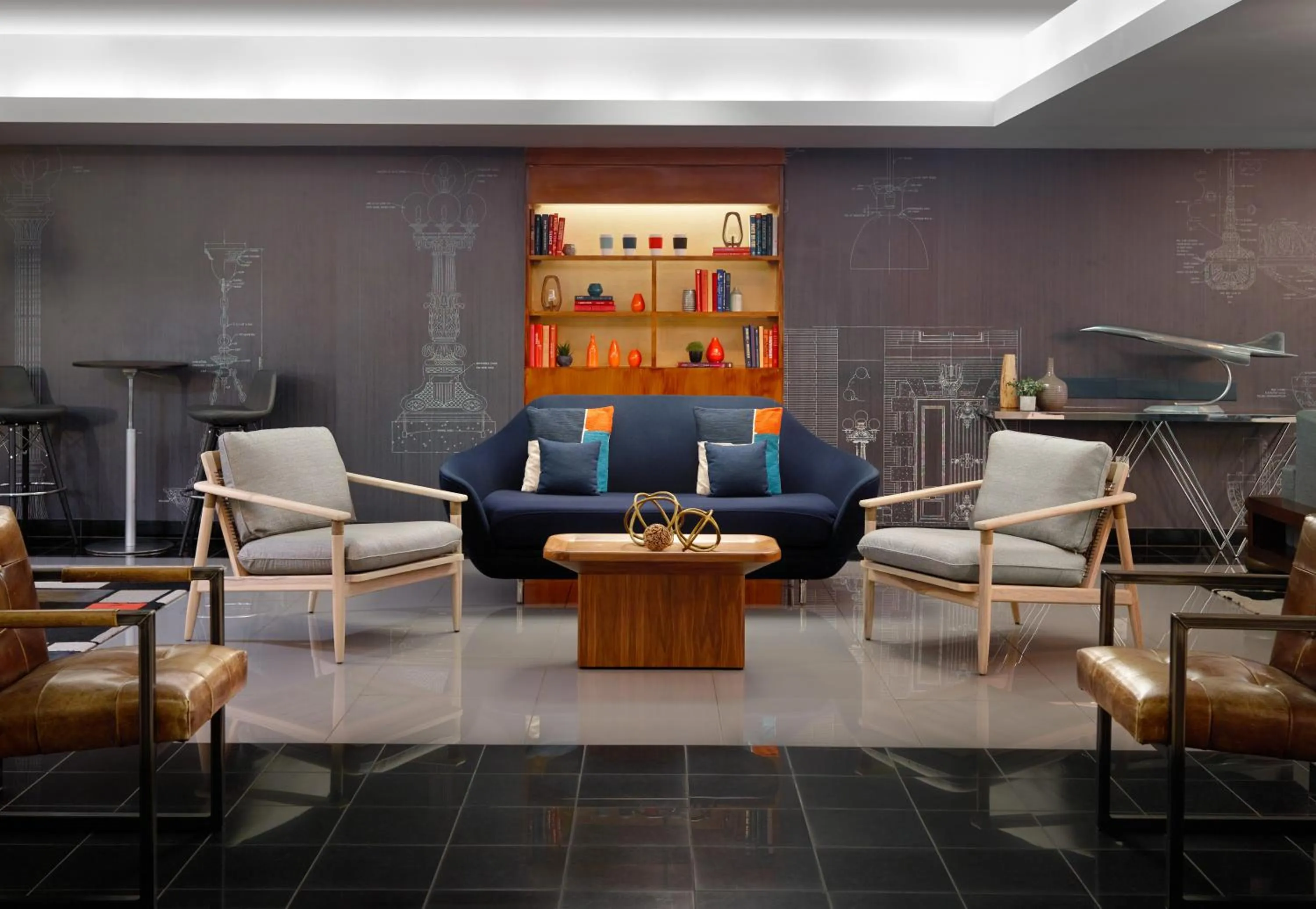 Lounge or bar in Le Meridien Tampa, The Courthouse