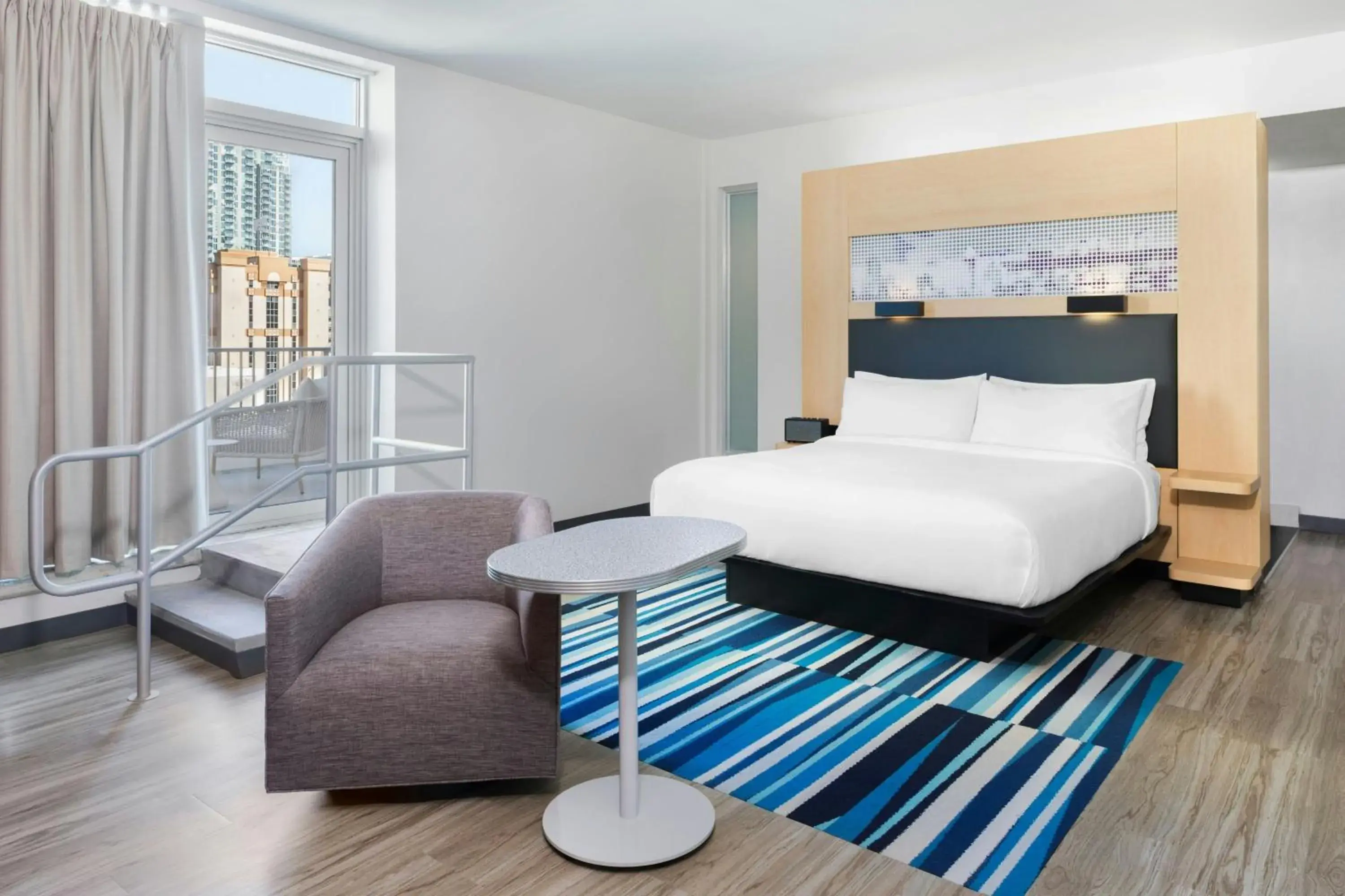 Suite, 1 King, City view, High floor, Balcony in Aloft - Tampa Downtown Suite, 1 King, City view, High floor, Balcony in Aloft - Tampa Downtown