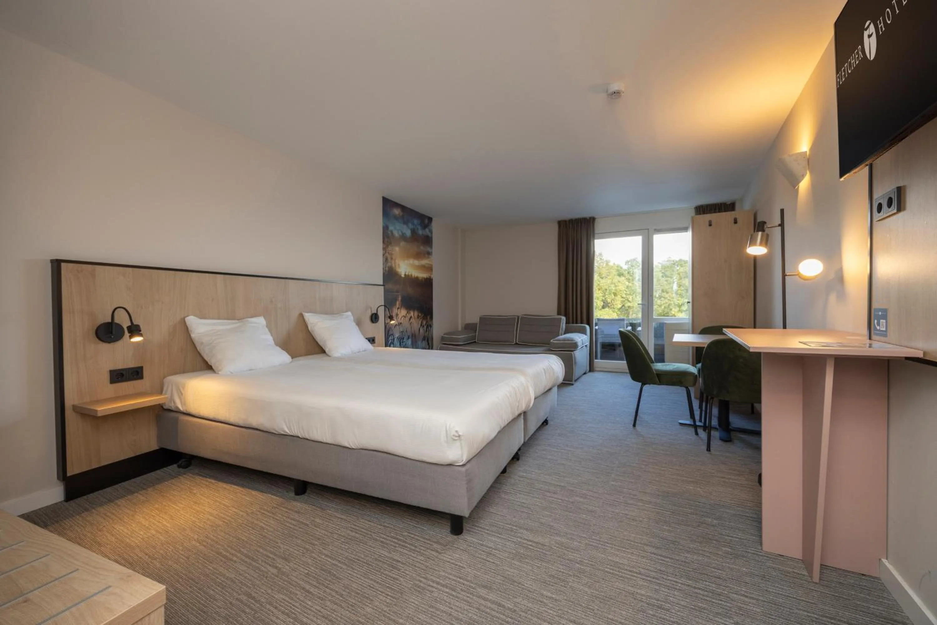 Bed in Fletcher Hotel - Resort Spaarnwoude