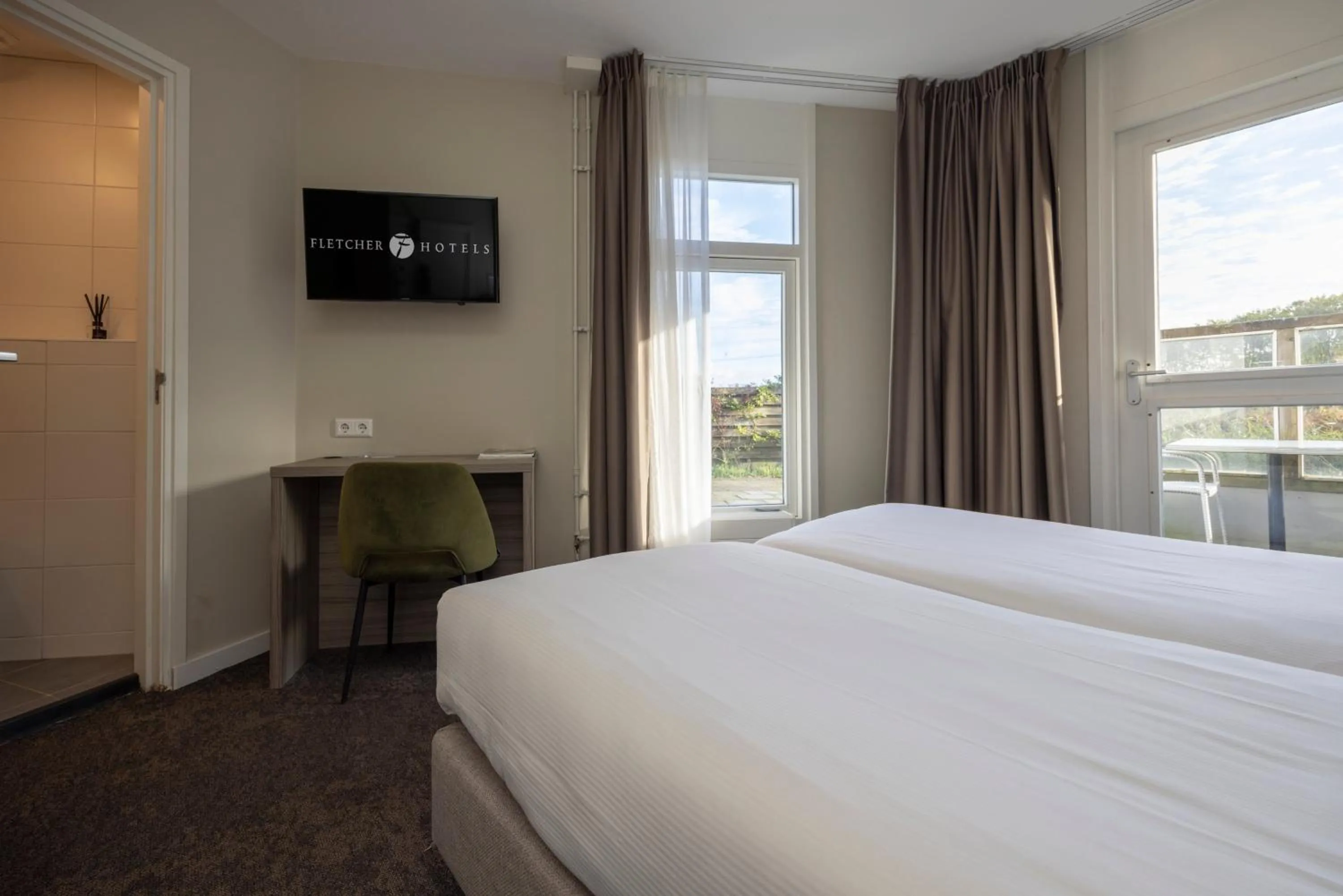 Bedroom, Bed in Fletcher Hotel - Resort Spaarnwoude