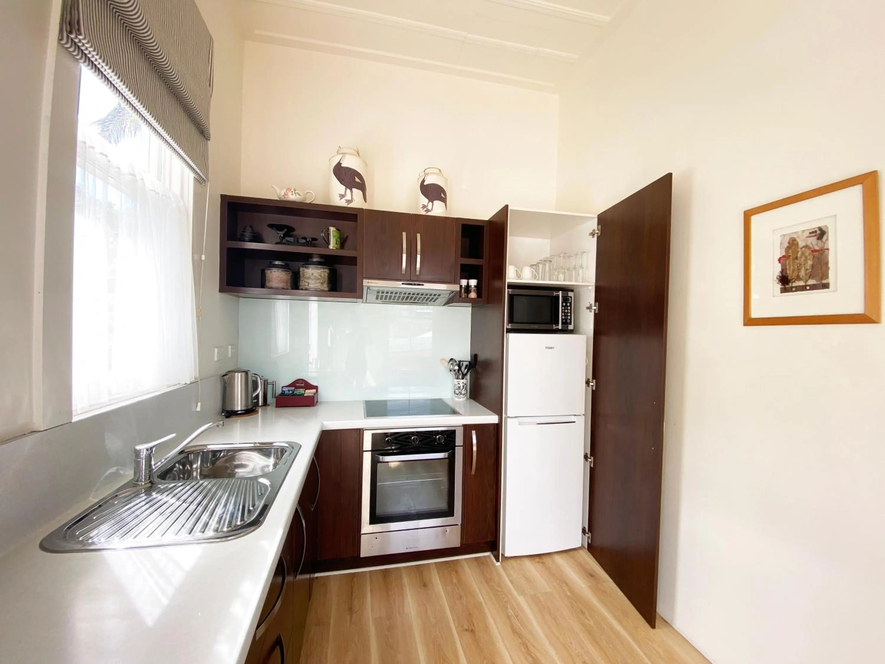 minibar in Mangonui Waterfront Apartments