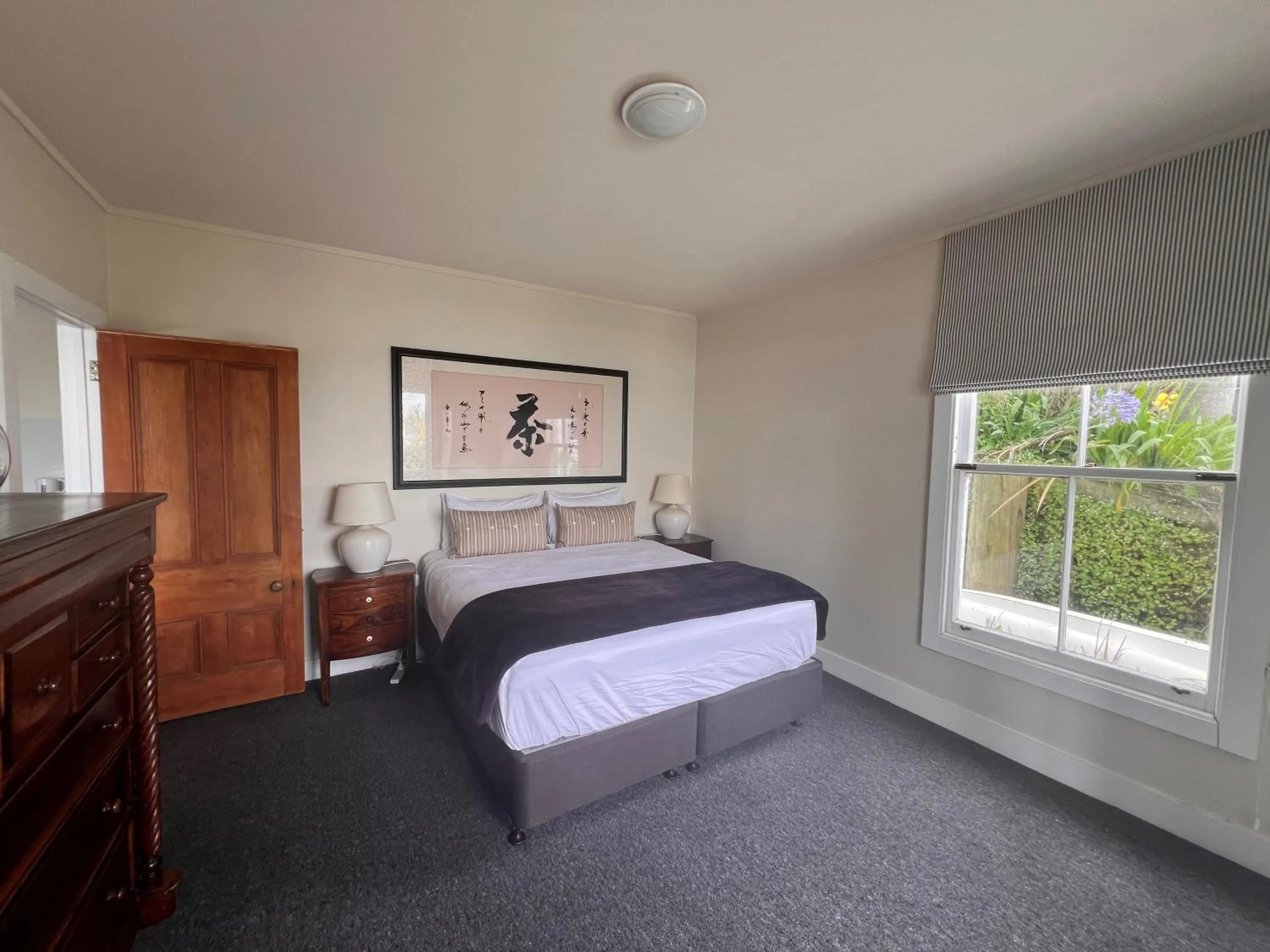 Bed in Mangonui Waterfront Apartments