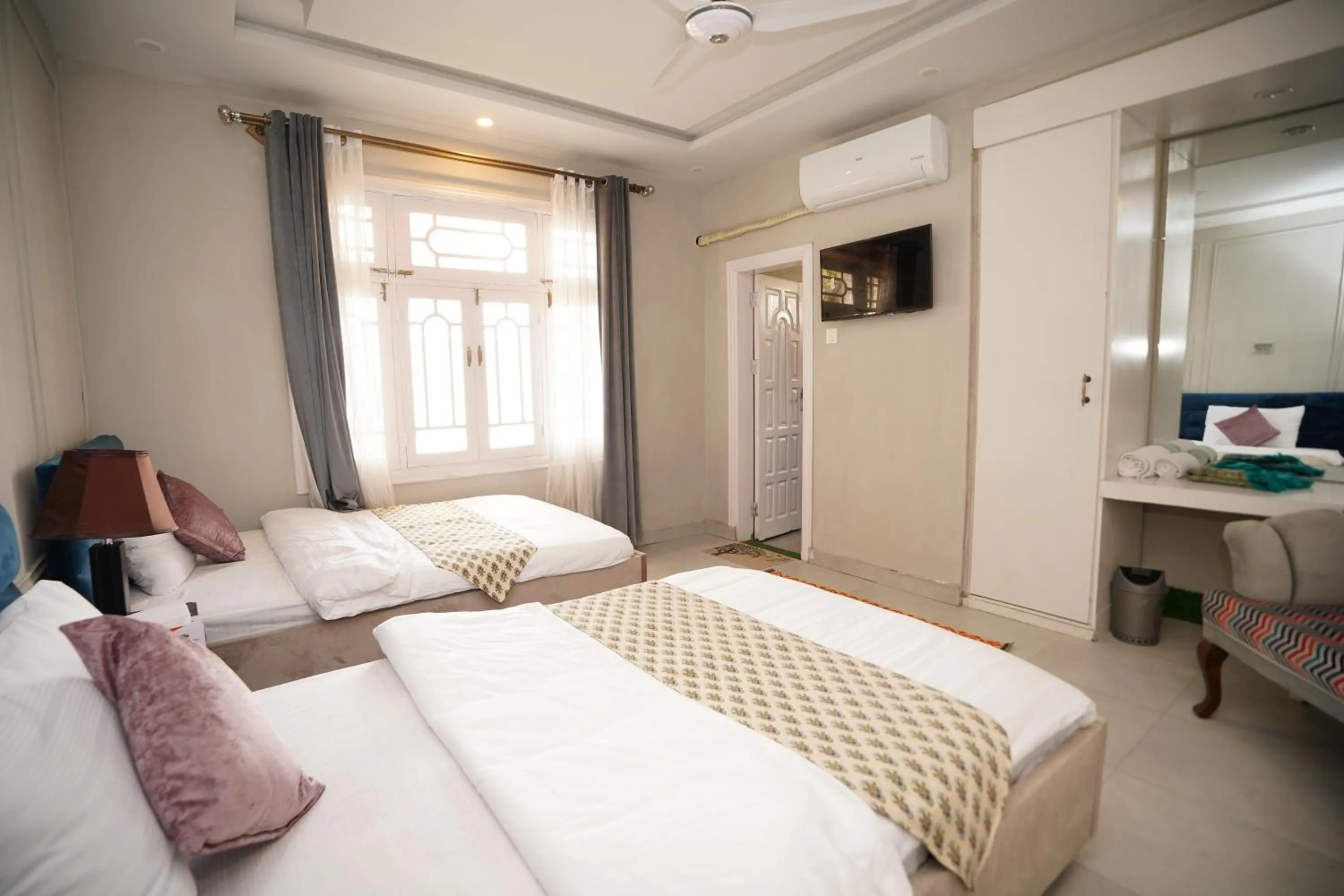 Bed in Green orchard skardu