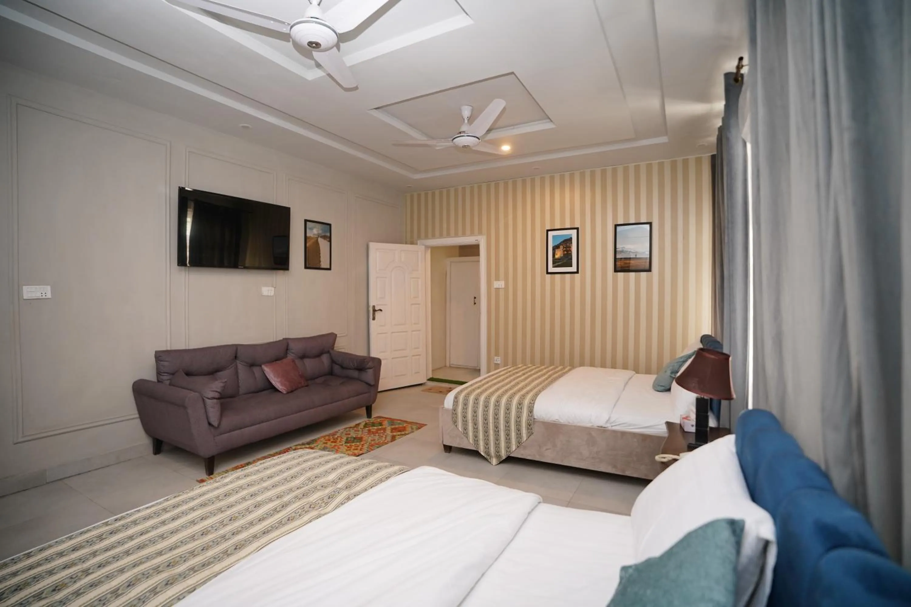 Bed in Green orchard skardu