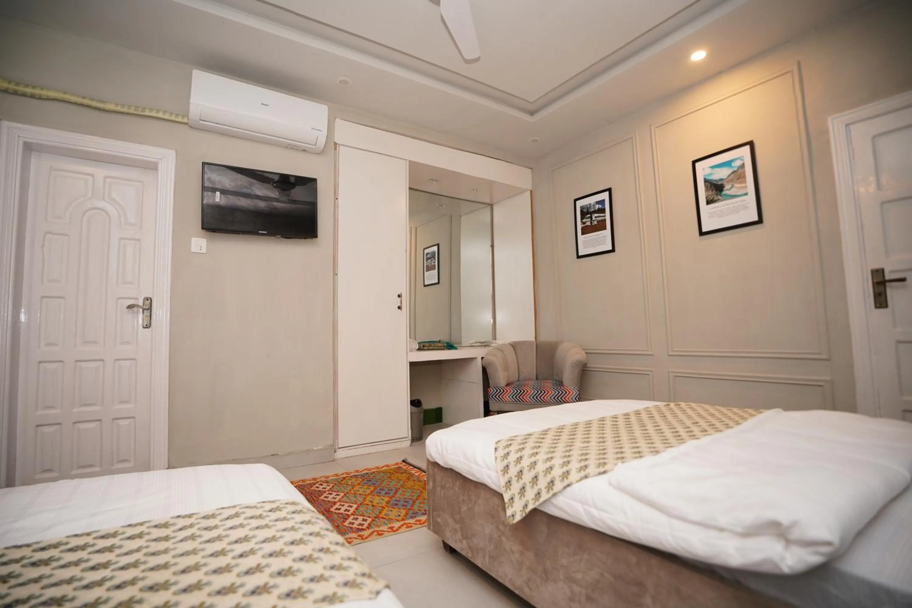 Bed in Green orchard skardu