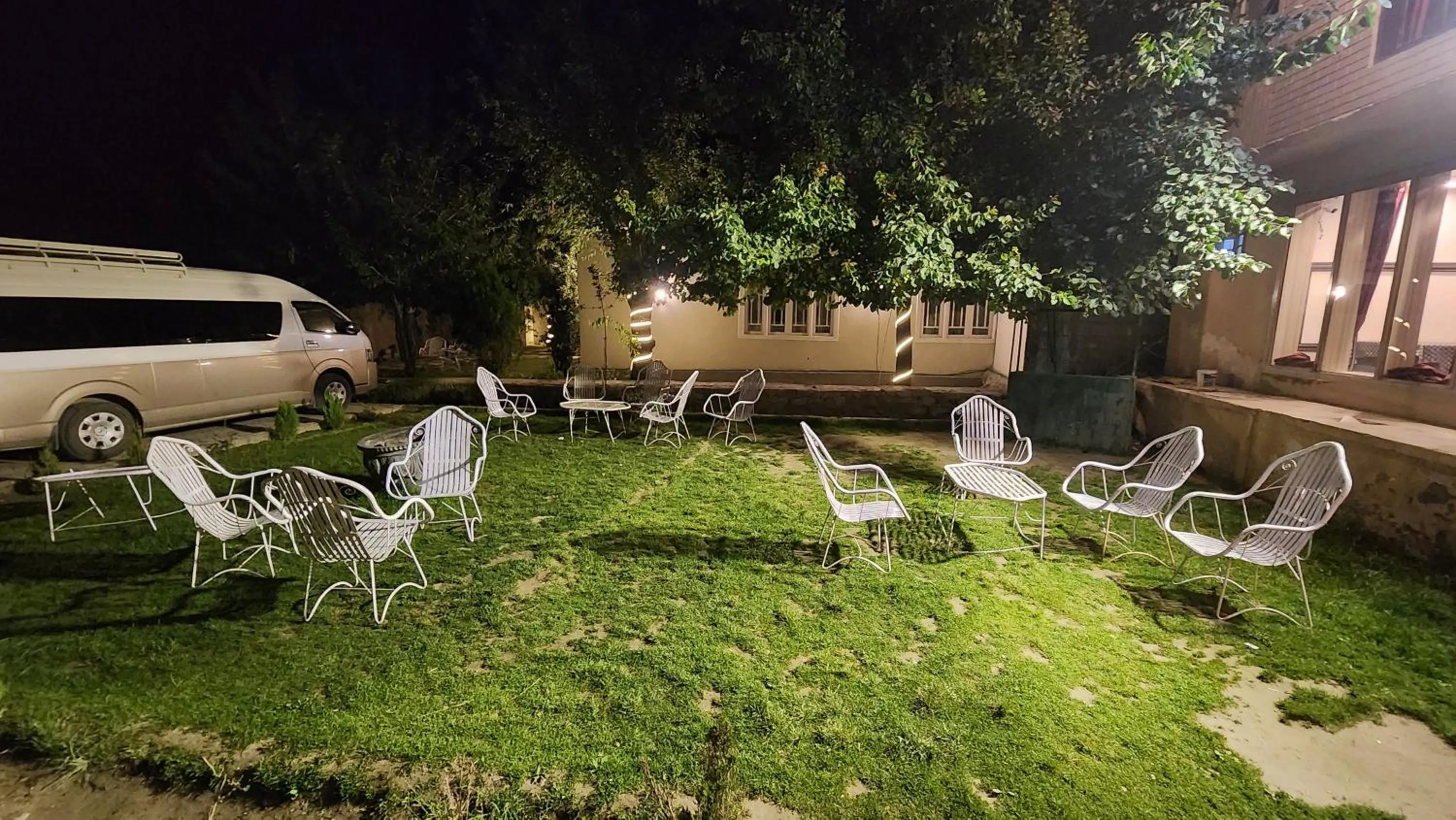 Garden in Green orchard skardu