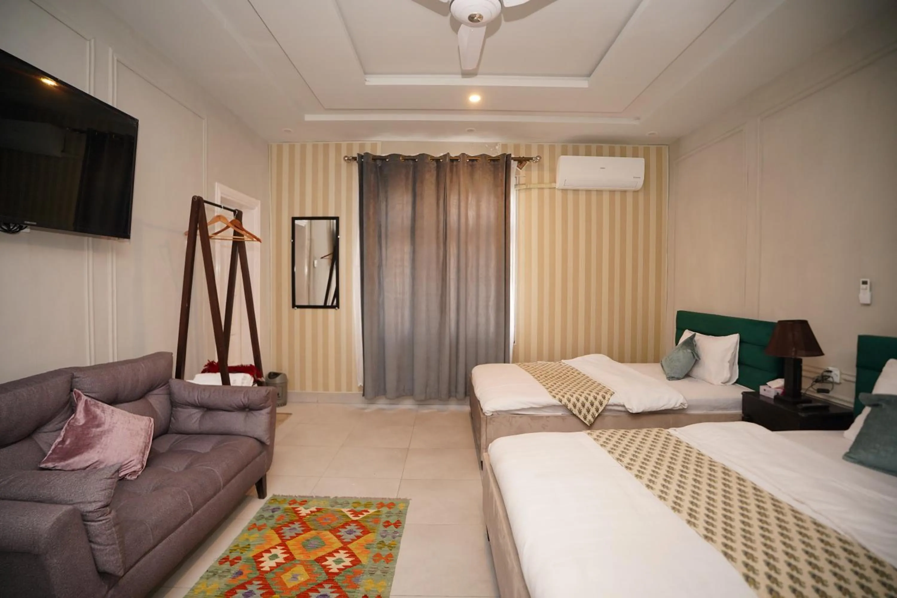 Bed in Green orchard skardu