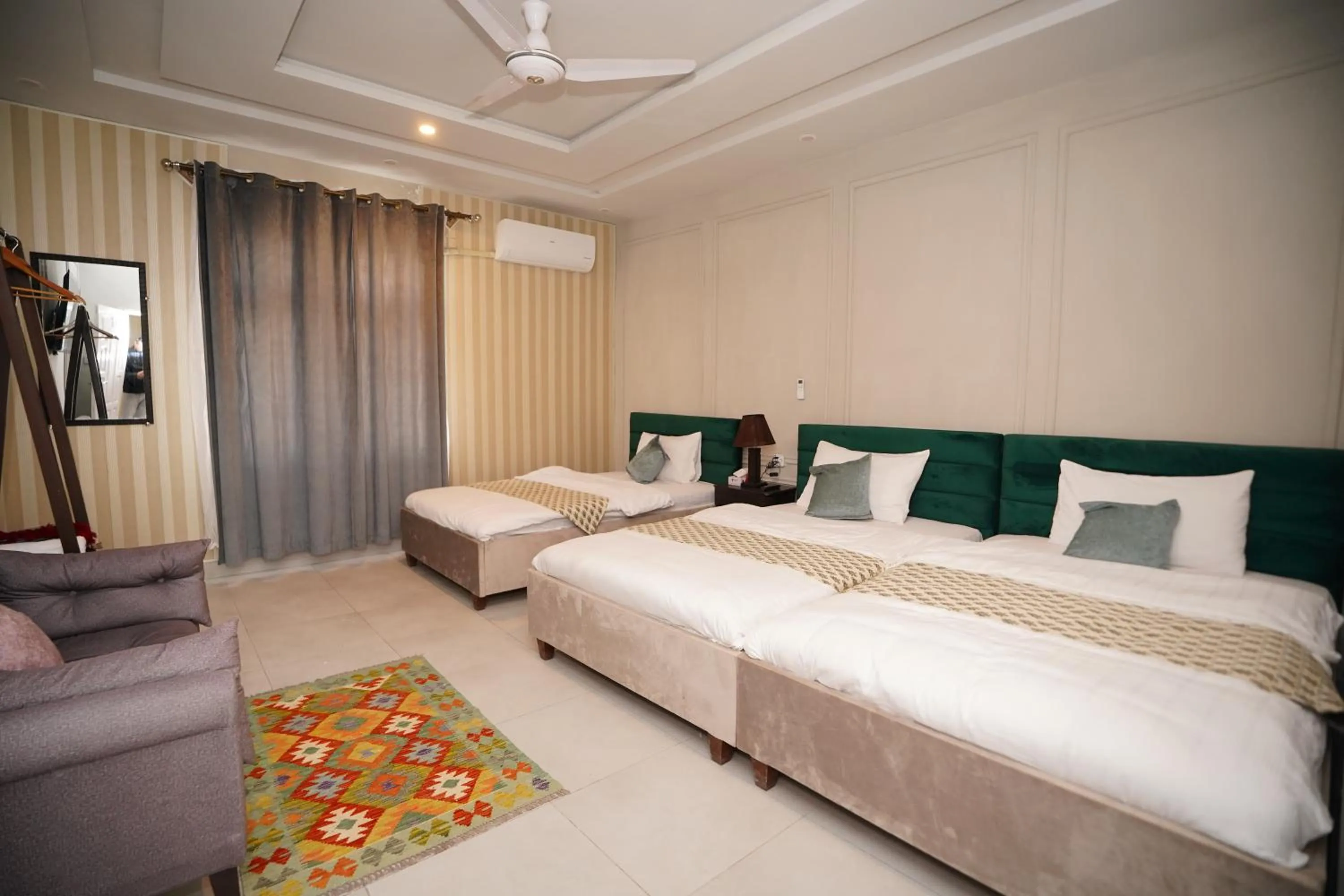 Bed in Green orchard skardu