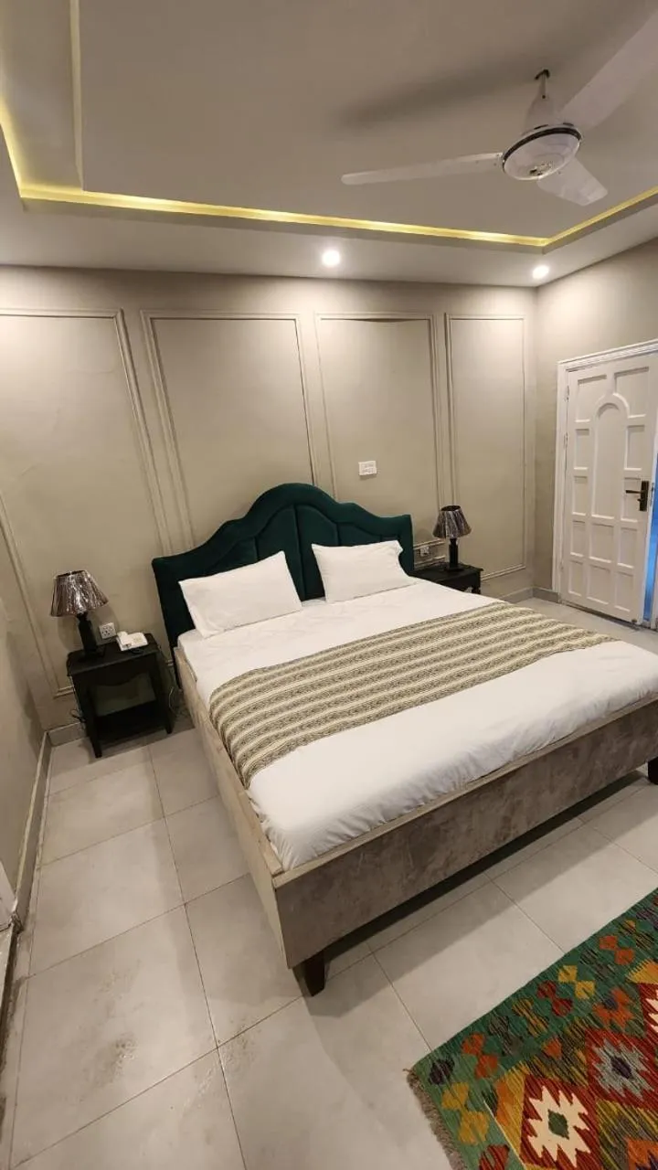 Bed in Green orchard skardu