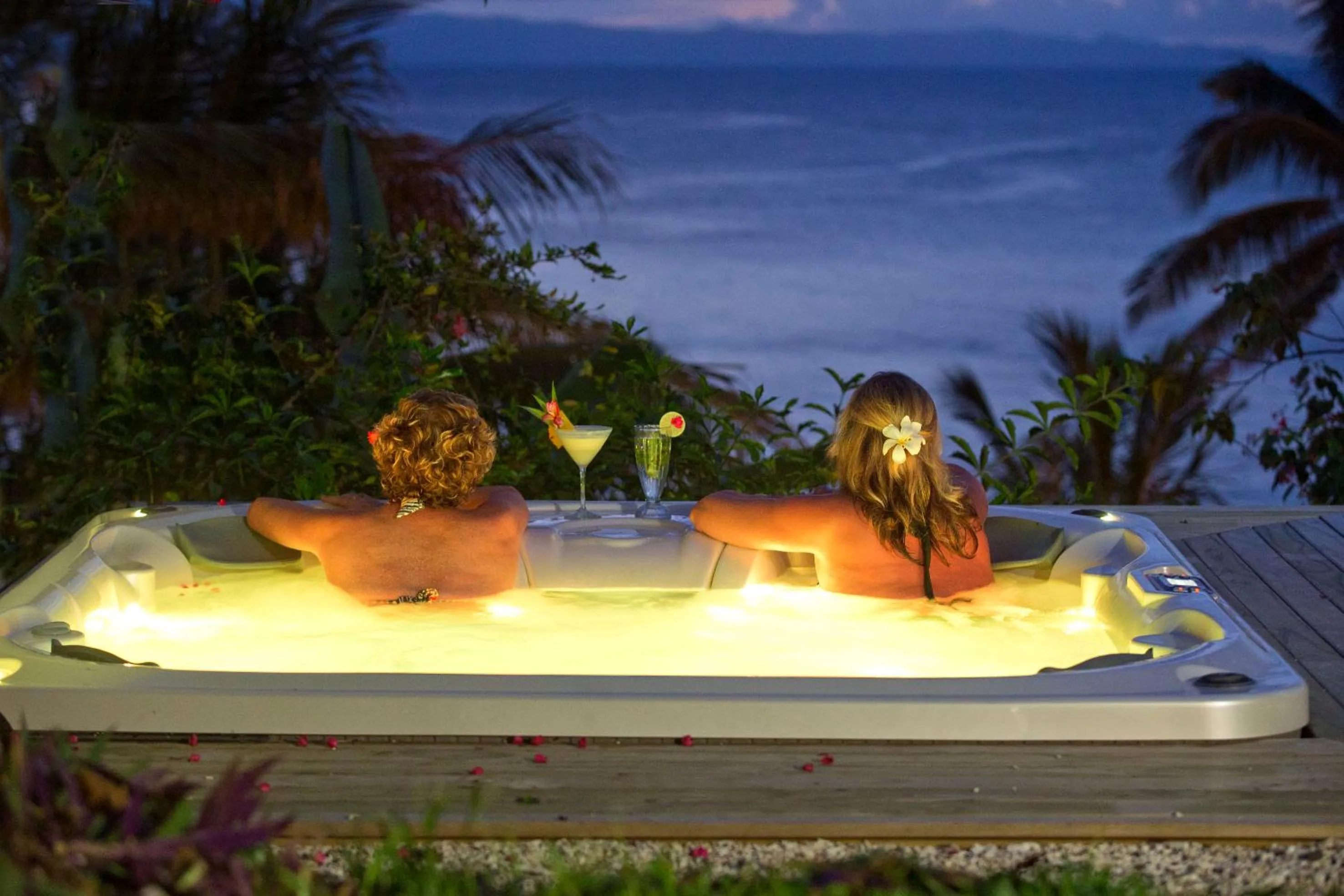 Hot Tub in Taveuni Palms Resort