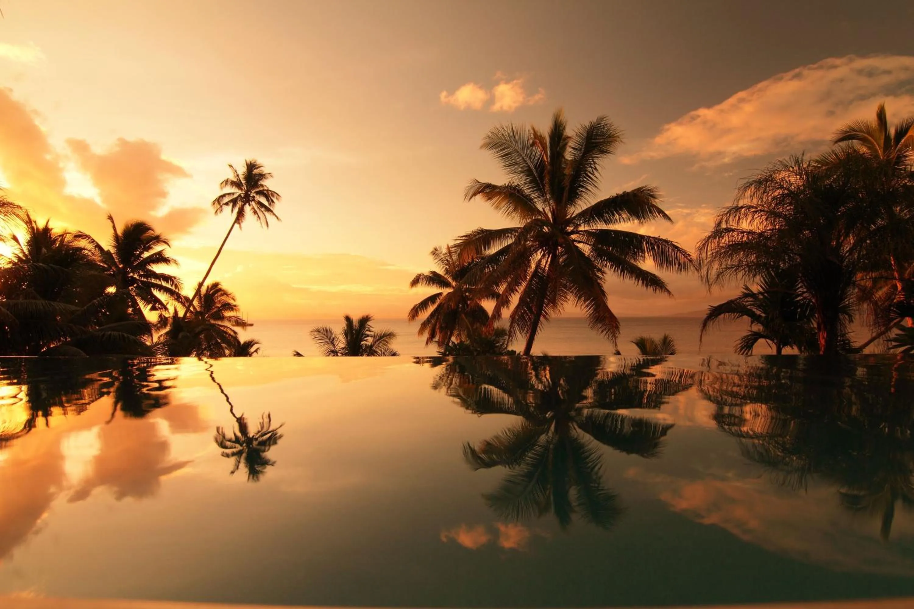 Swimming pool in Taveuni Palms Resort