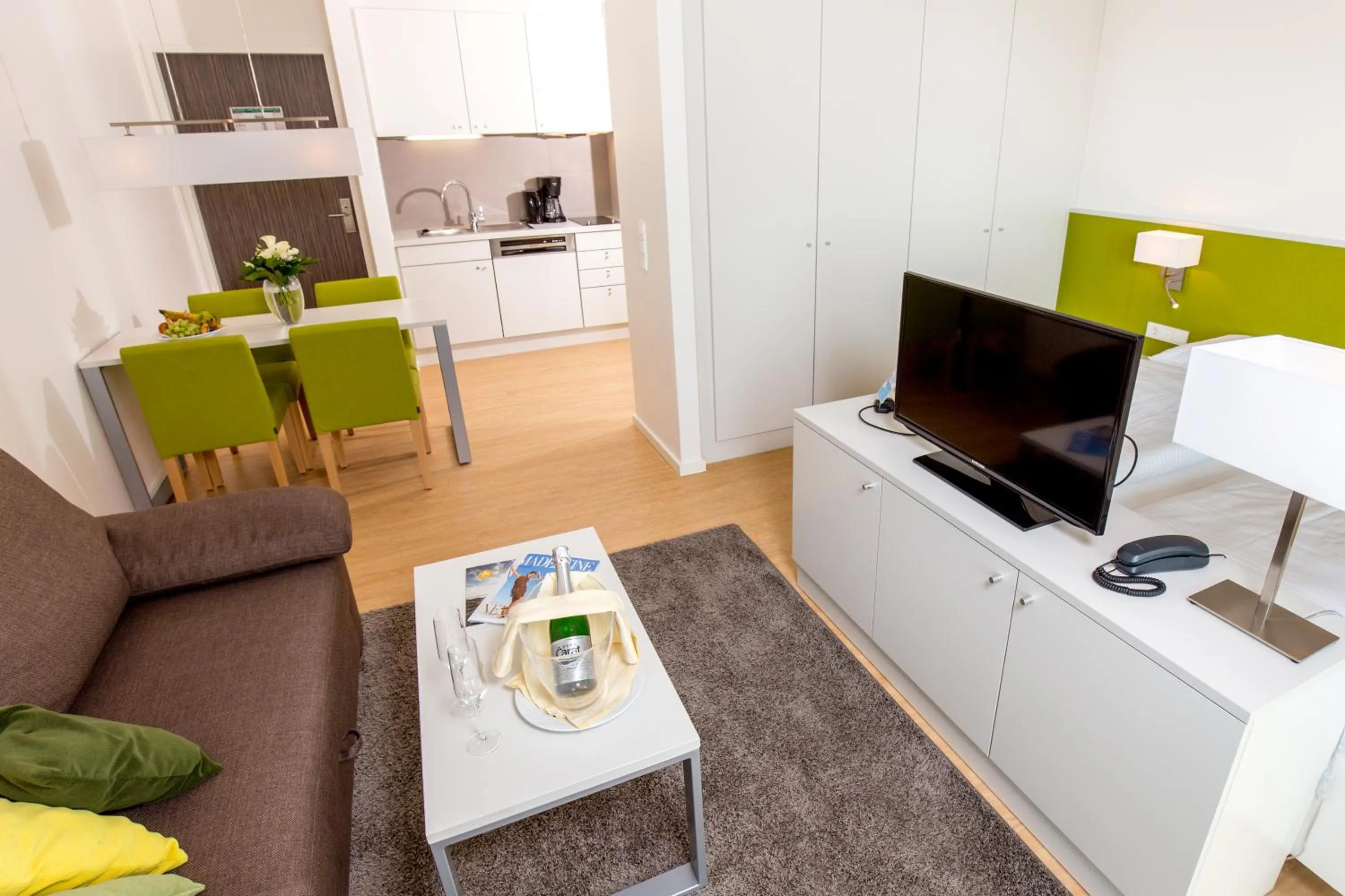 Photo of the whole room in Carat Apartments Grömitz