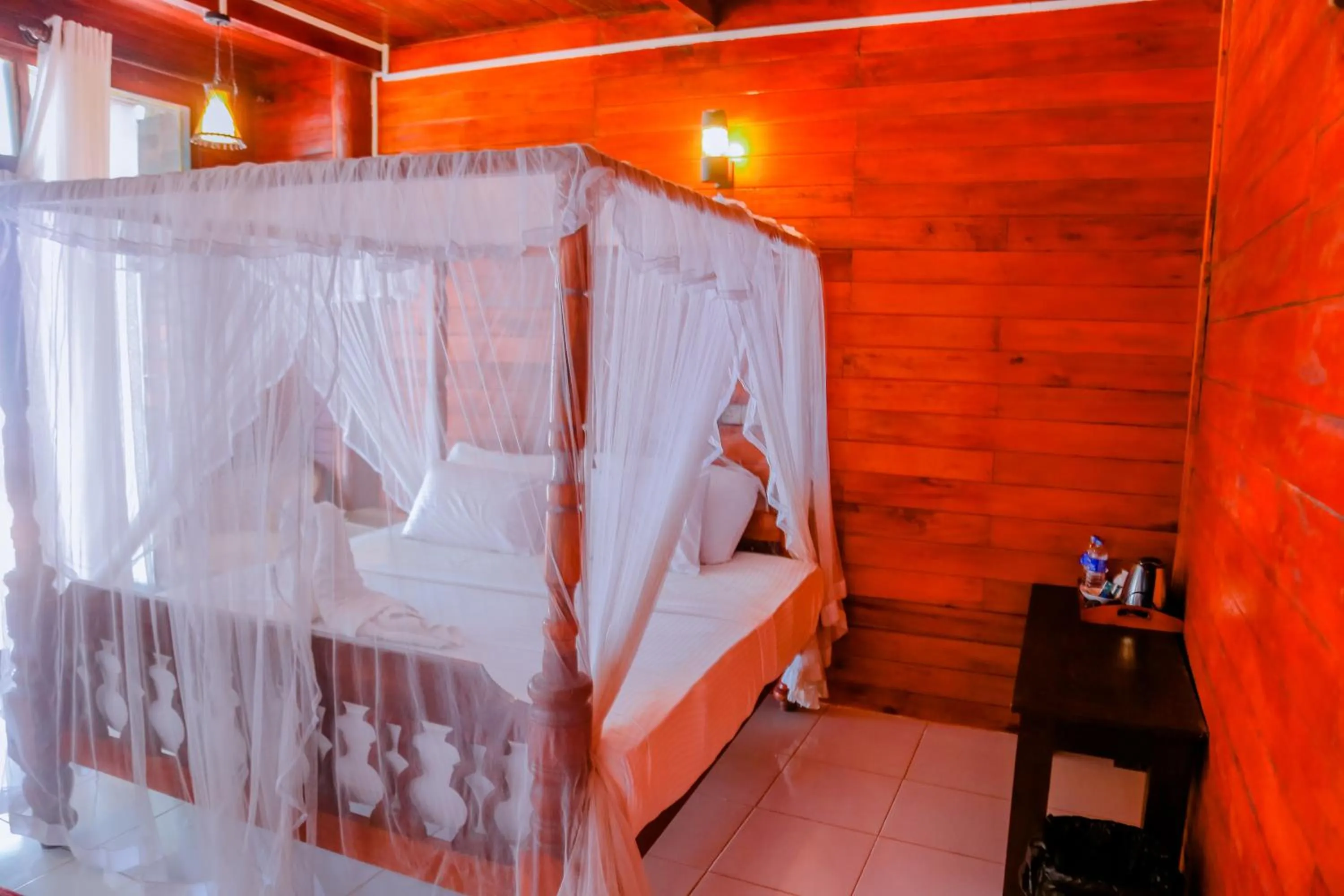 Bed in Coral Beach Hotel