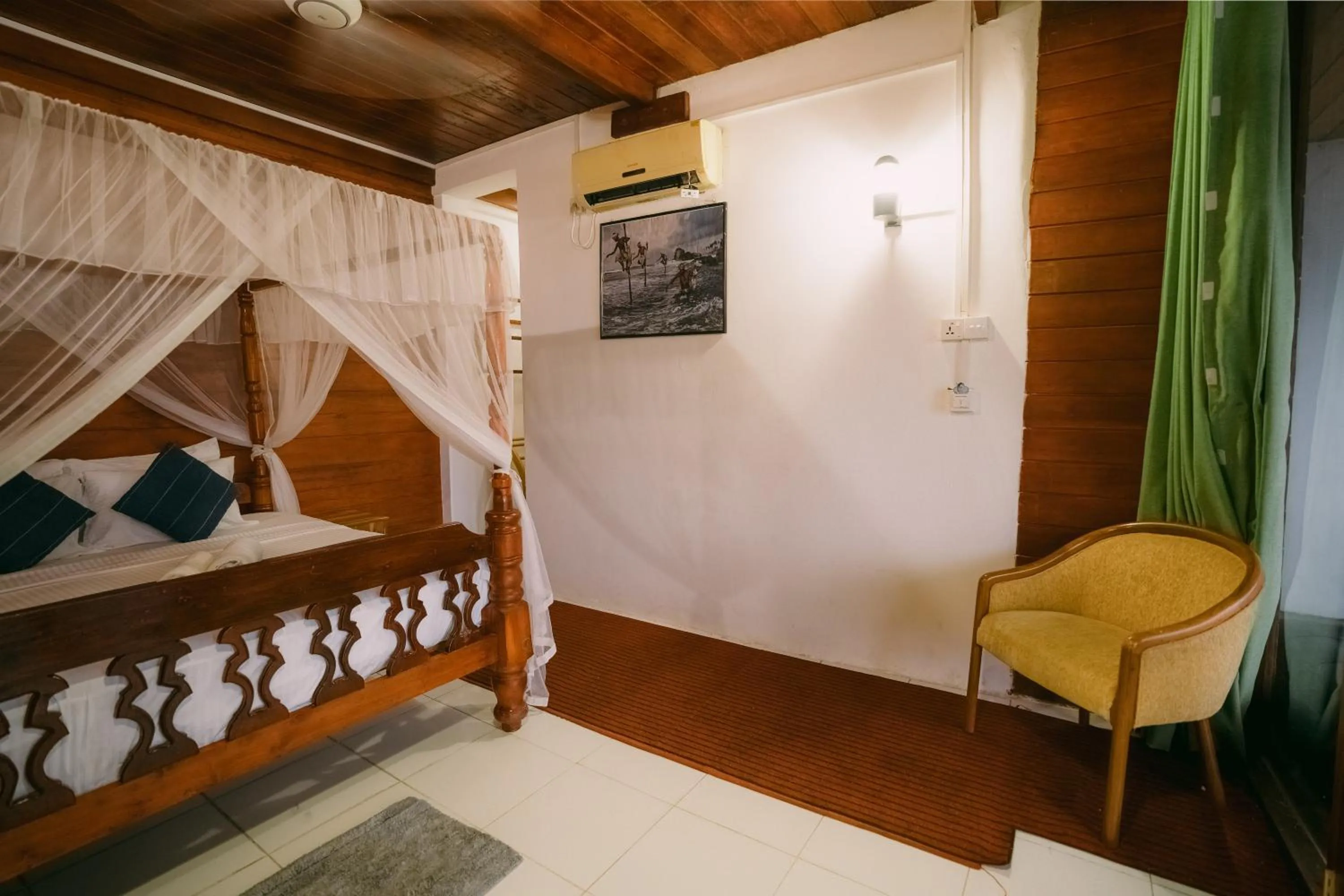 Bed in Coral Beach Hotel