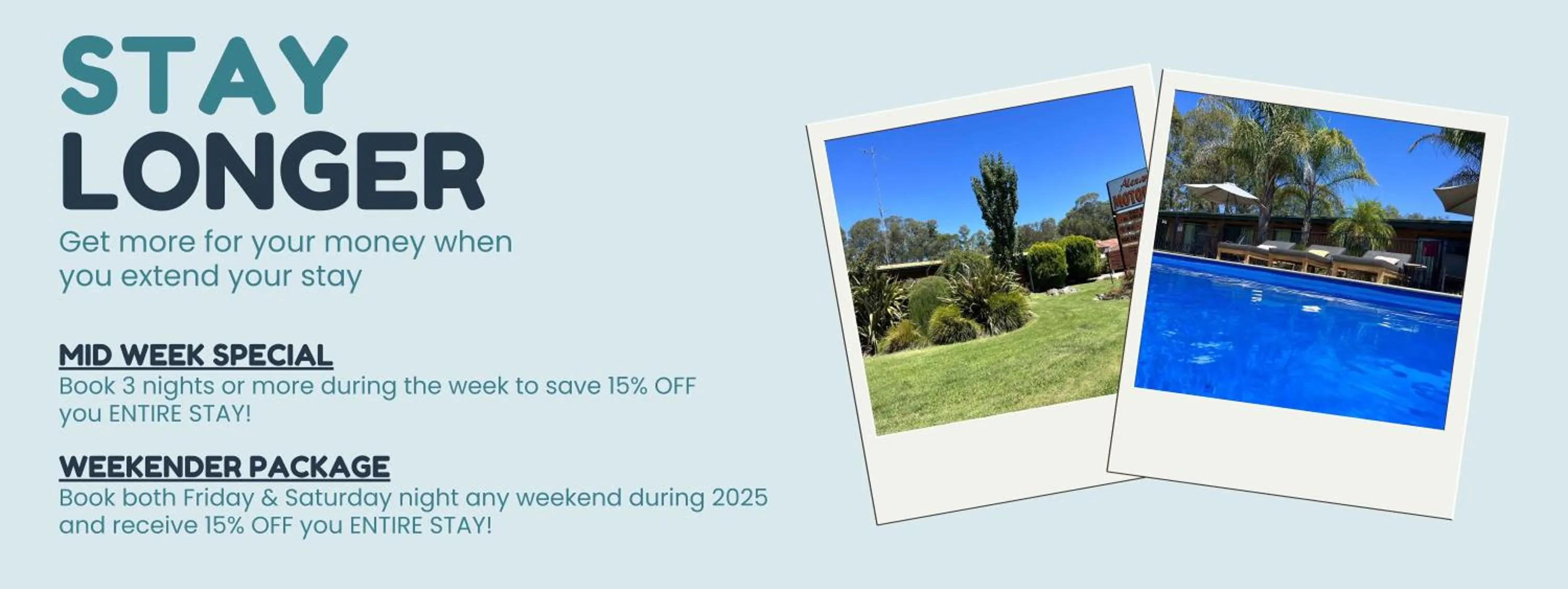 Text overlay in Alexandra Motor Inn