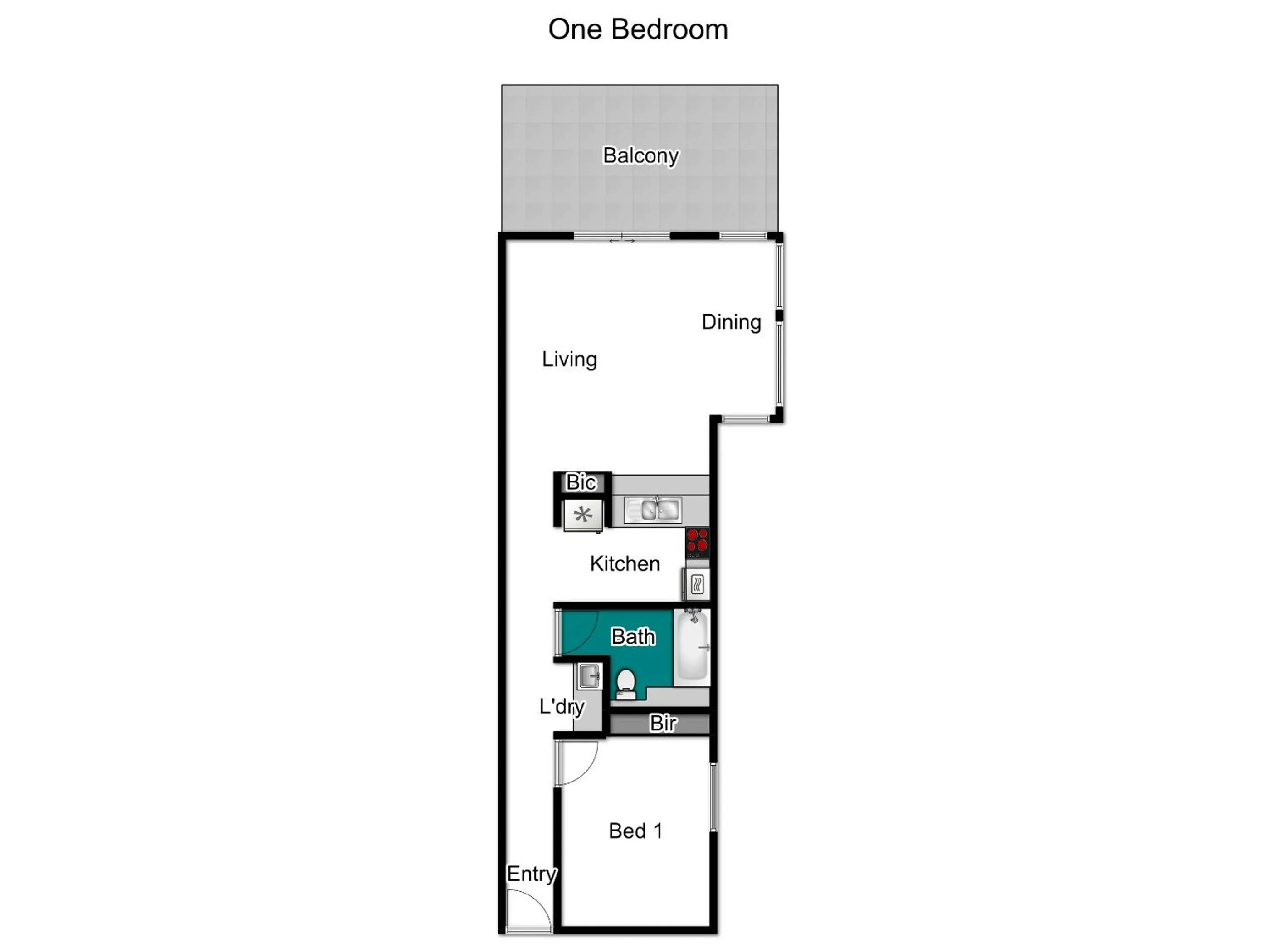Floor plan in Portsea Village Resort