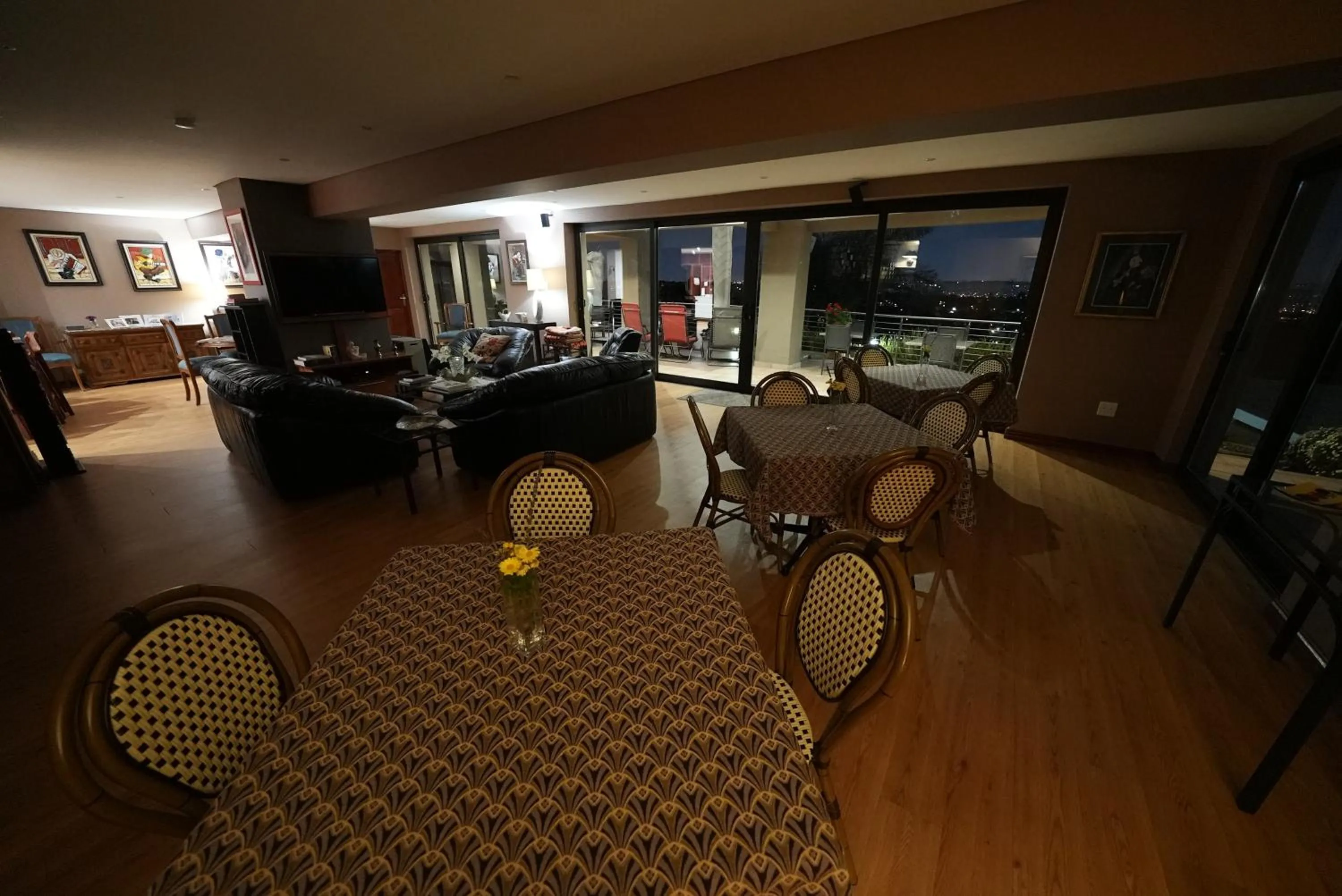 Patio in Over The Moon Guesthouse