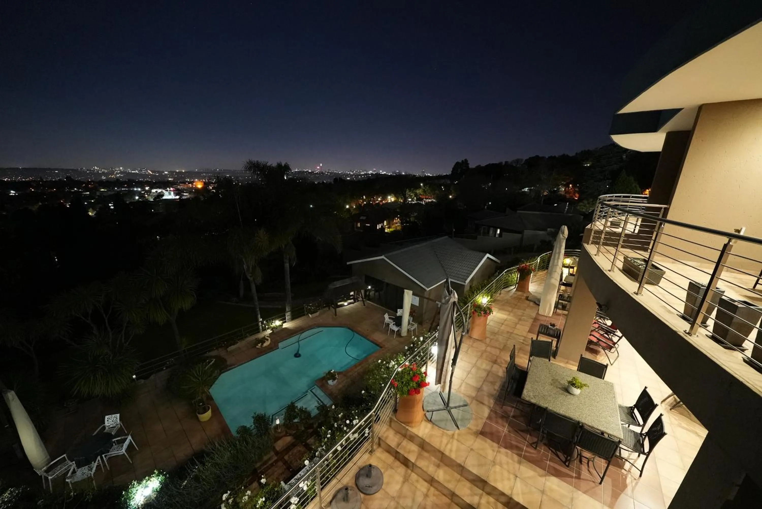 Patio in Over The Moon Guesthouse
