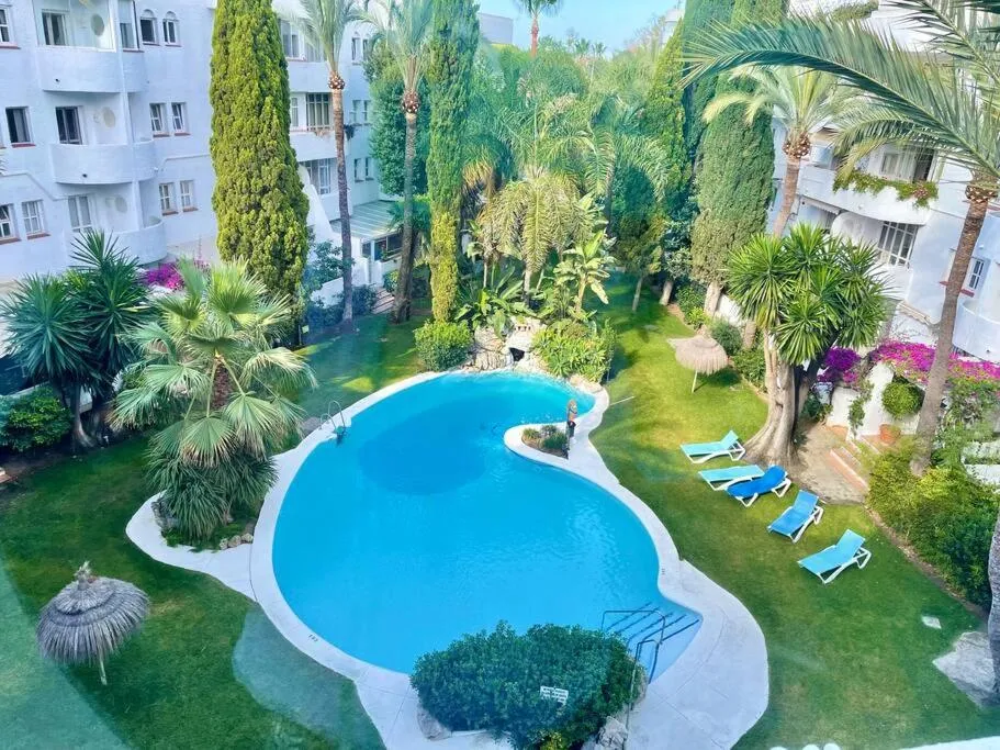 Garden in Modern 2 bedroom in Marbella Real