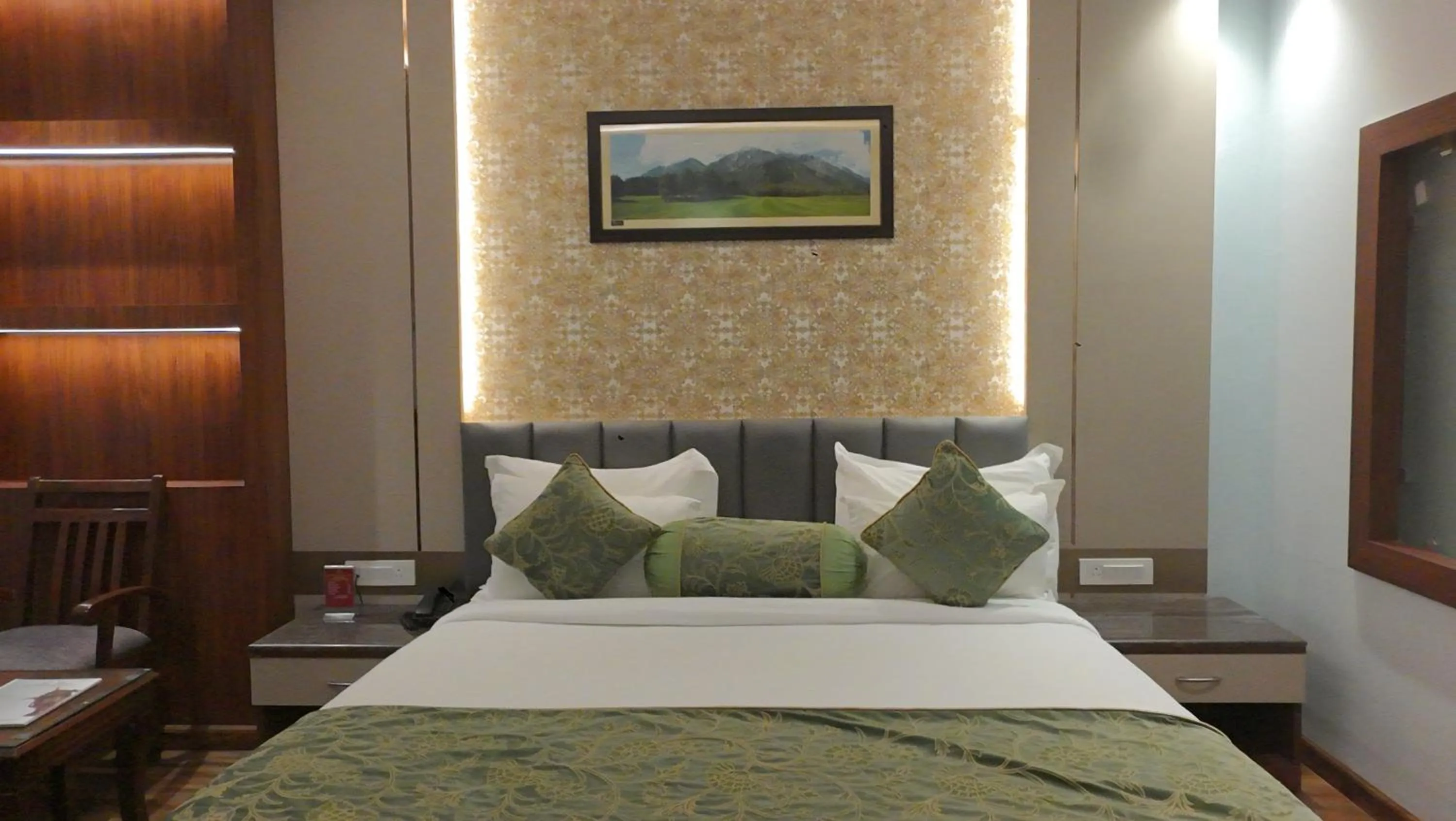 Bed in The Grand Mamta