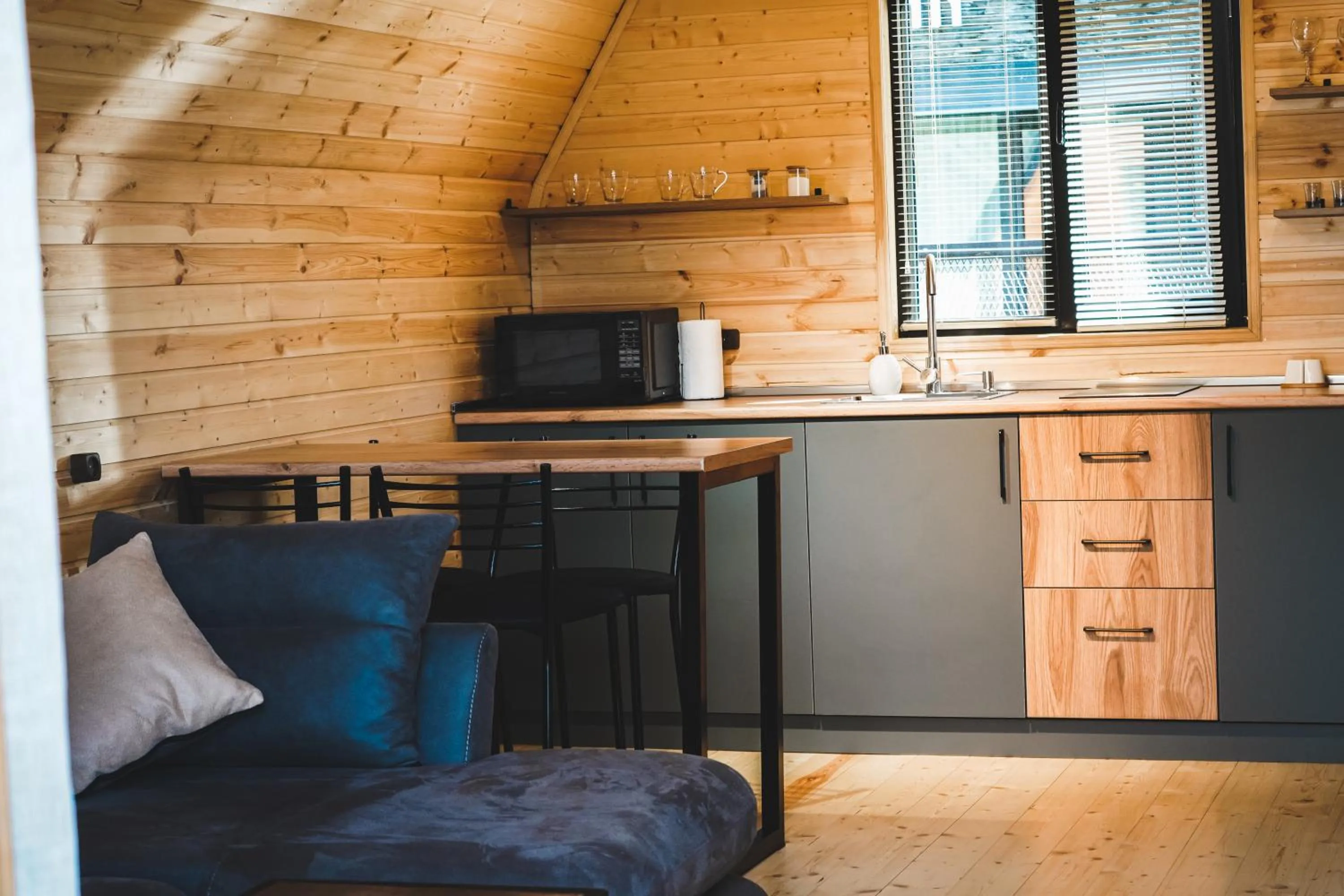Kitchen or kitchenette in Misty Rocks Kazbegi