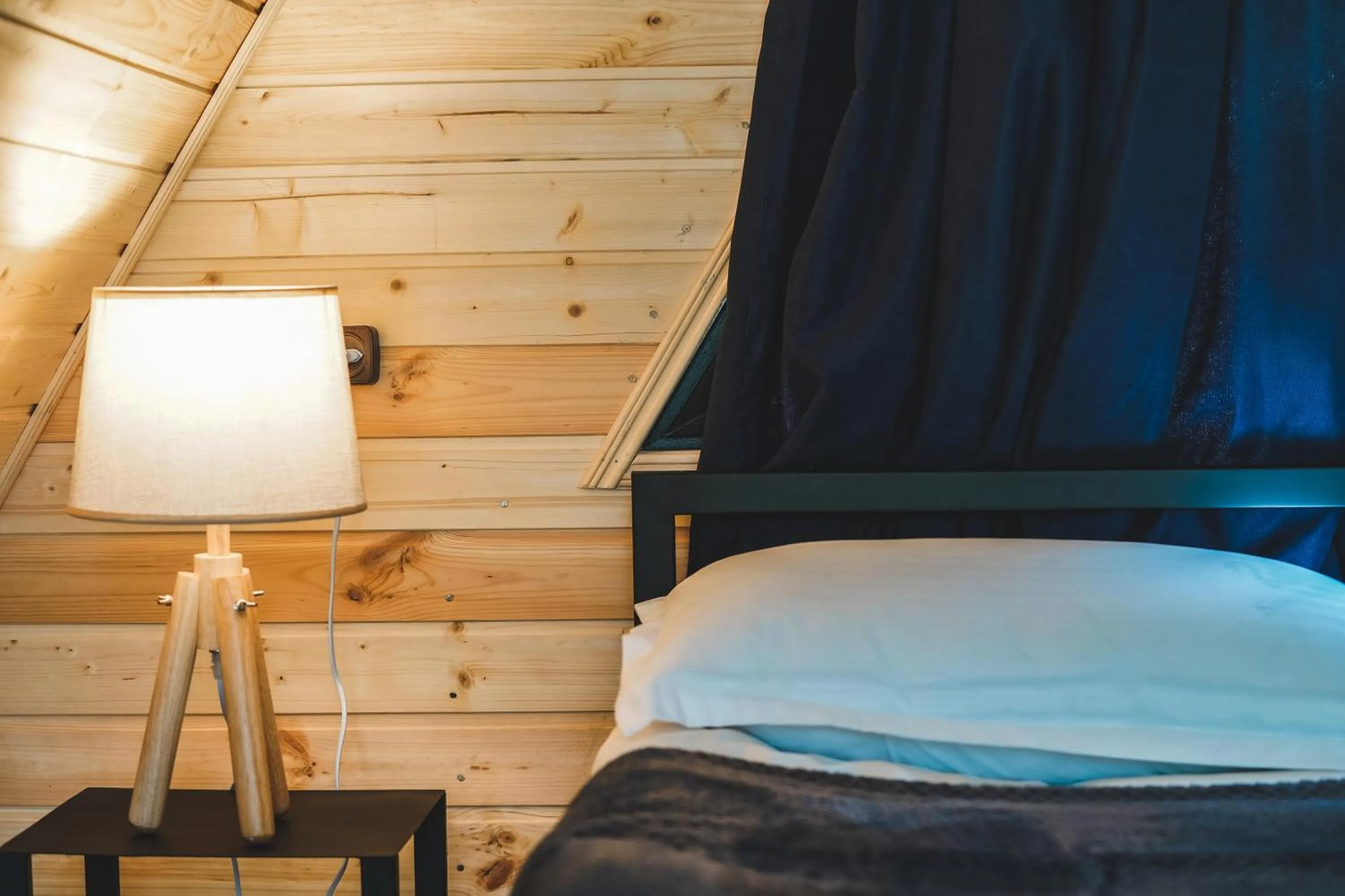 Bed in Misty Rocks Kazbegi