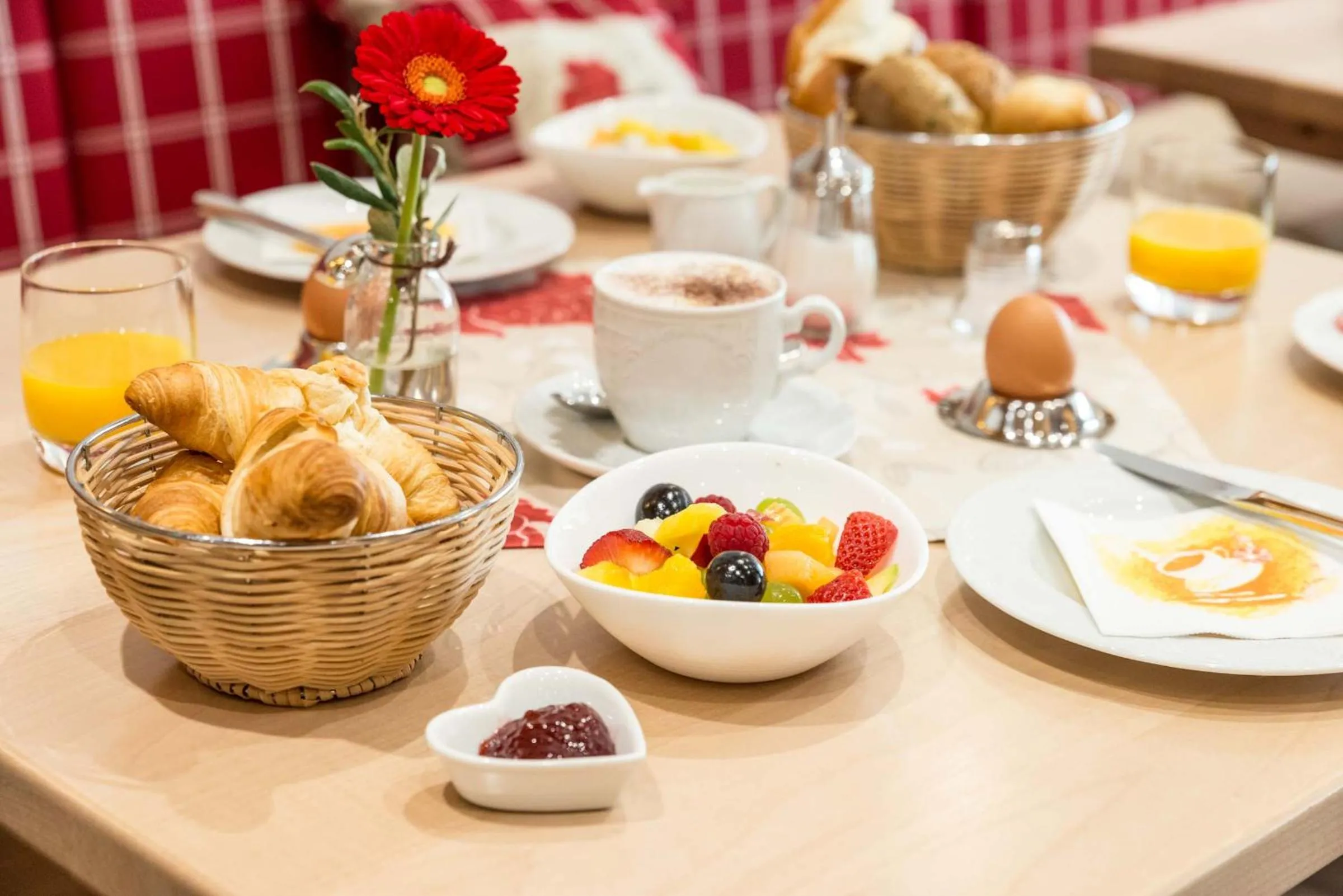 Food close-up in Hotel Restaurant Sonne