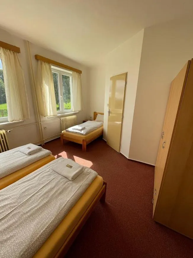 Bed in Hotel Rohanov