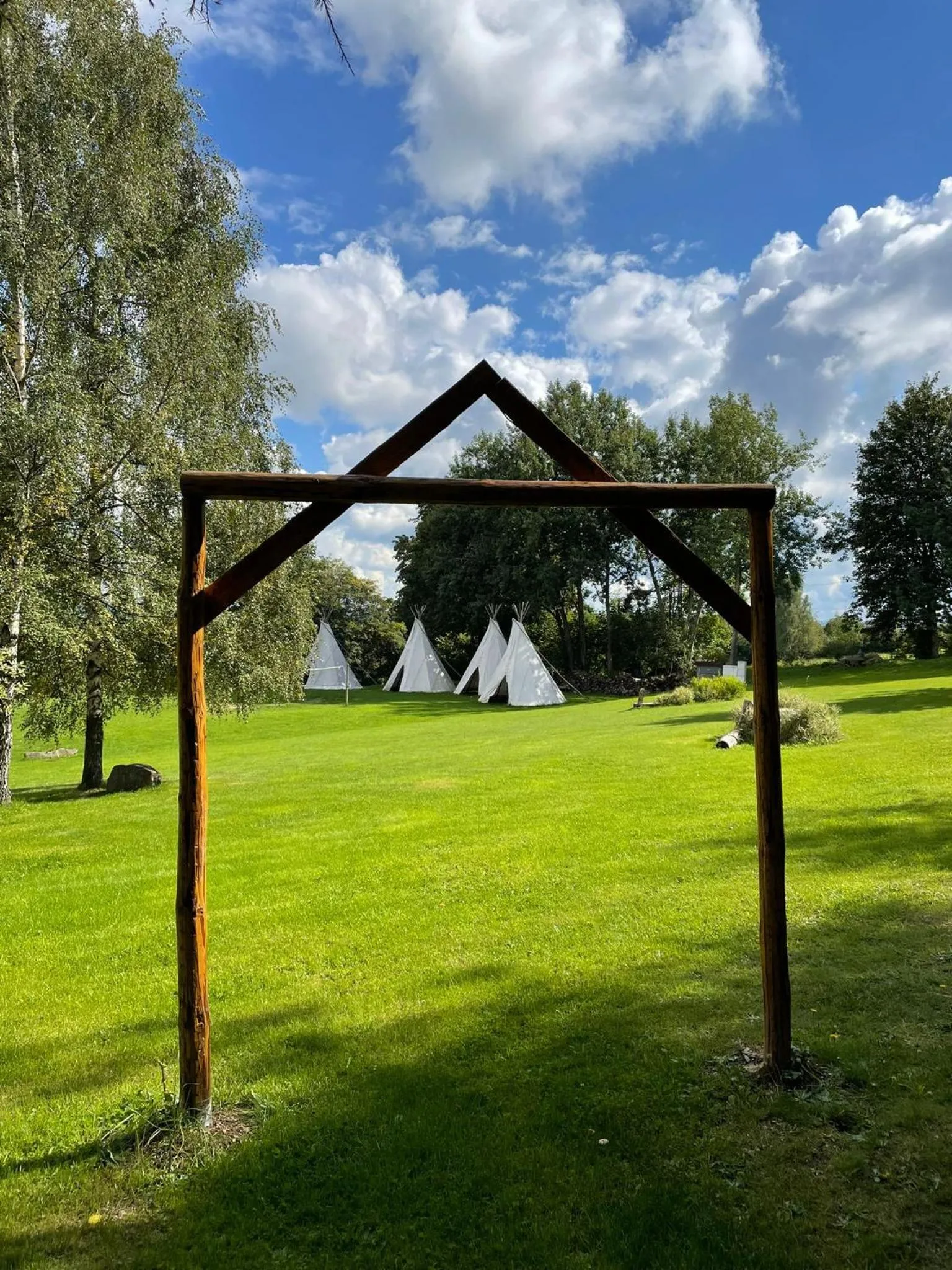 Garden view in Hotel Rohanov