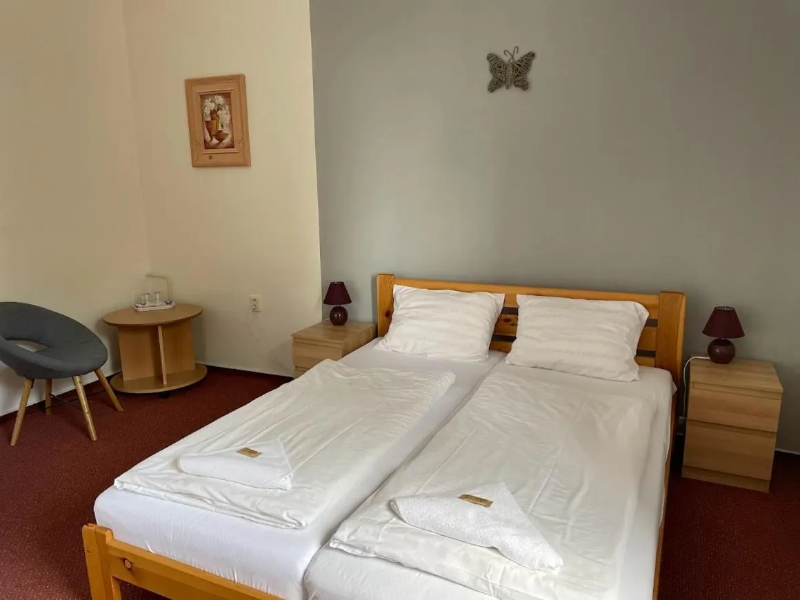 Bed in Hotel Rohanov