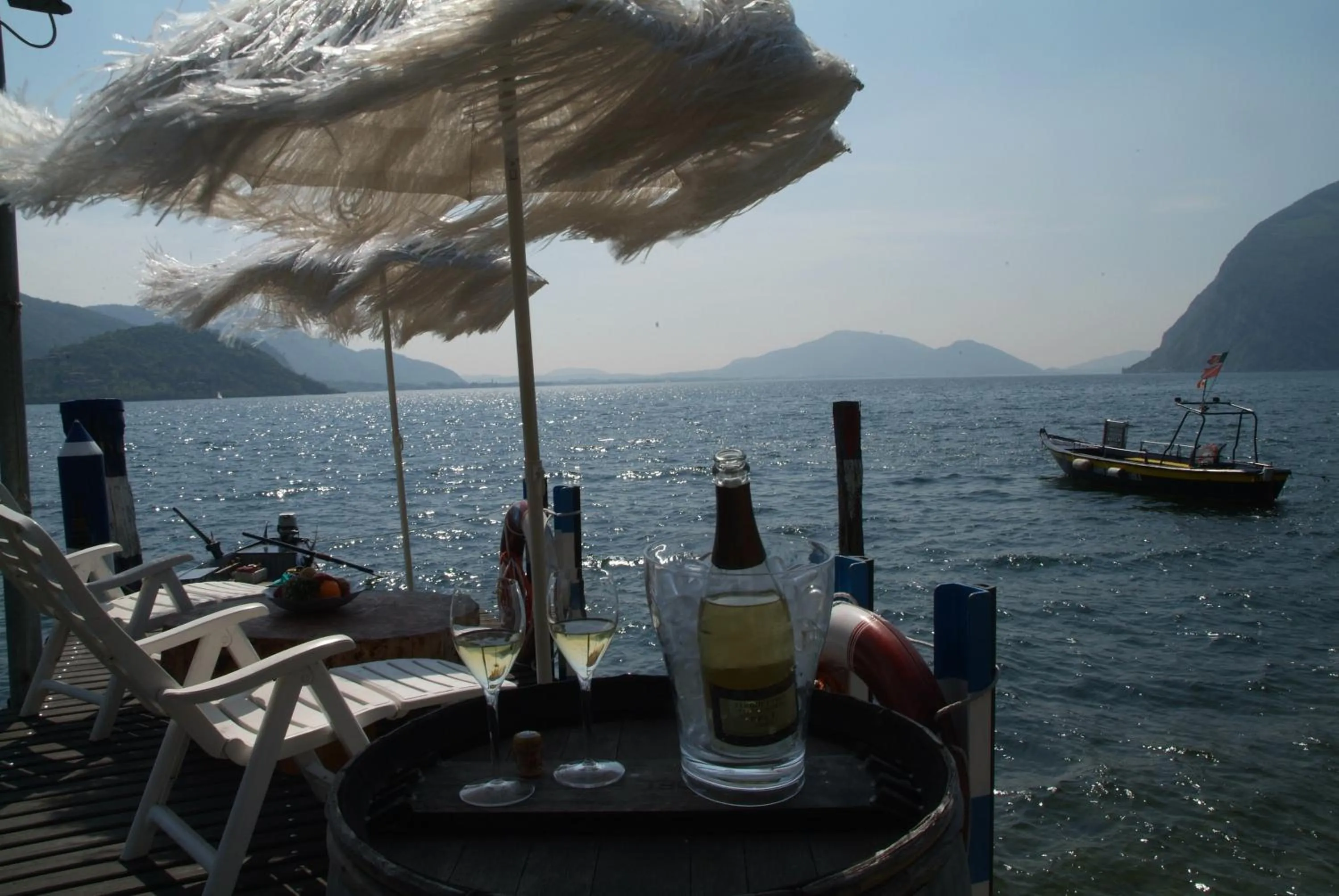 Lake view in La Foresta Monteisola
