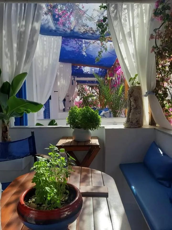 Patio in Doron Hotel Delfini