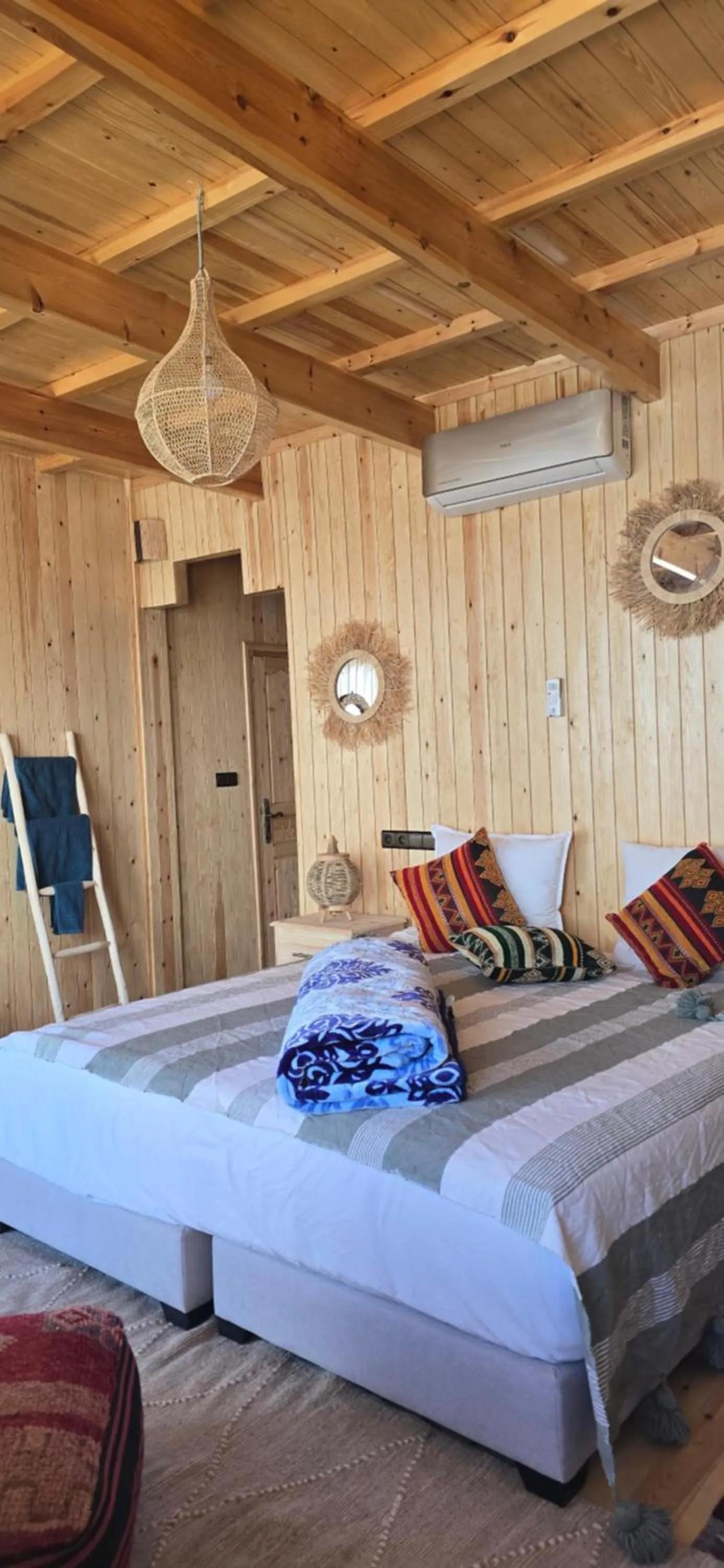 Seating area, Bed in Dar Aymane