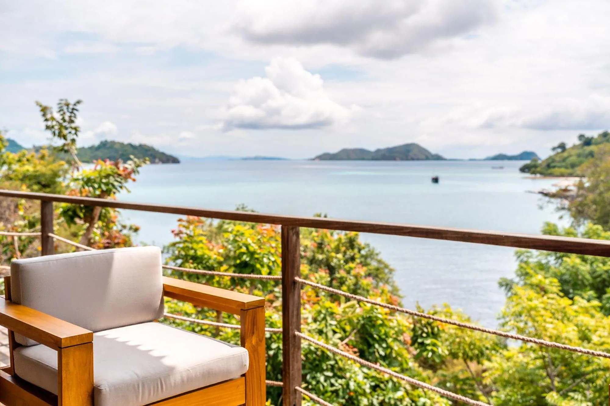 View (from property/room) in Menjaga Bay