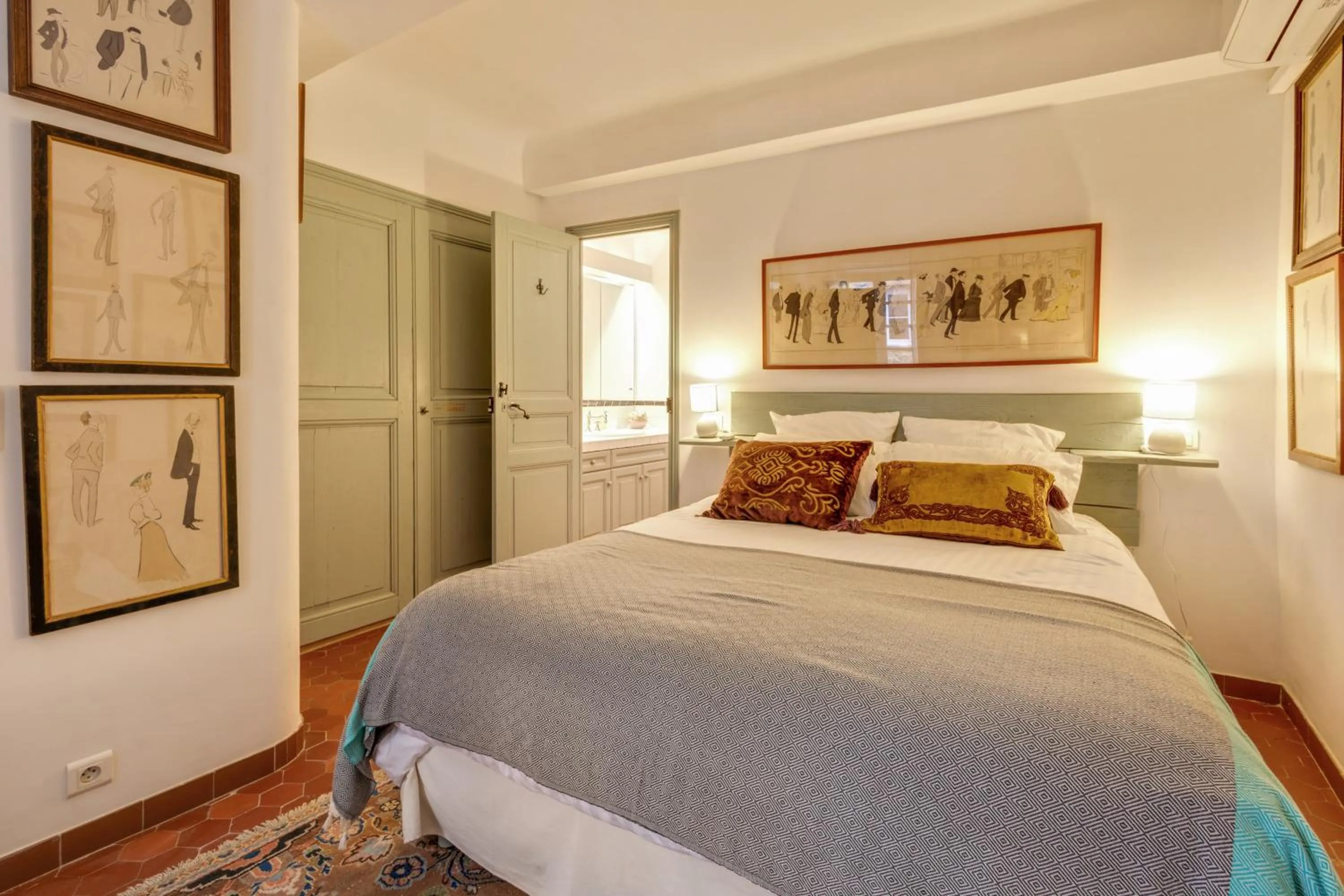 Bed in La Maison du Prince