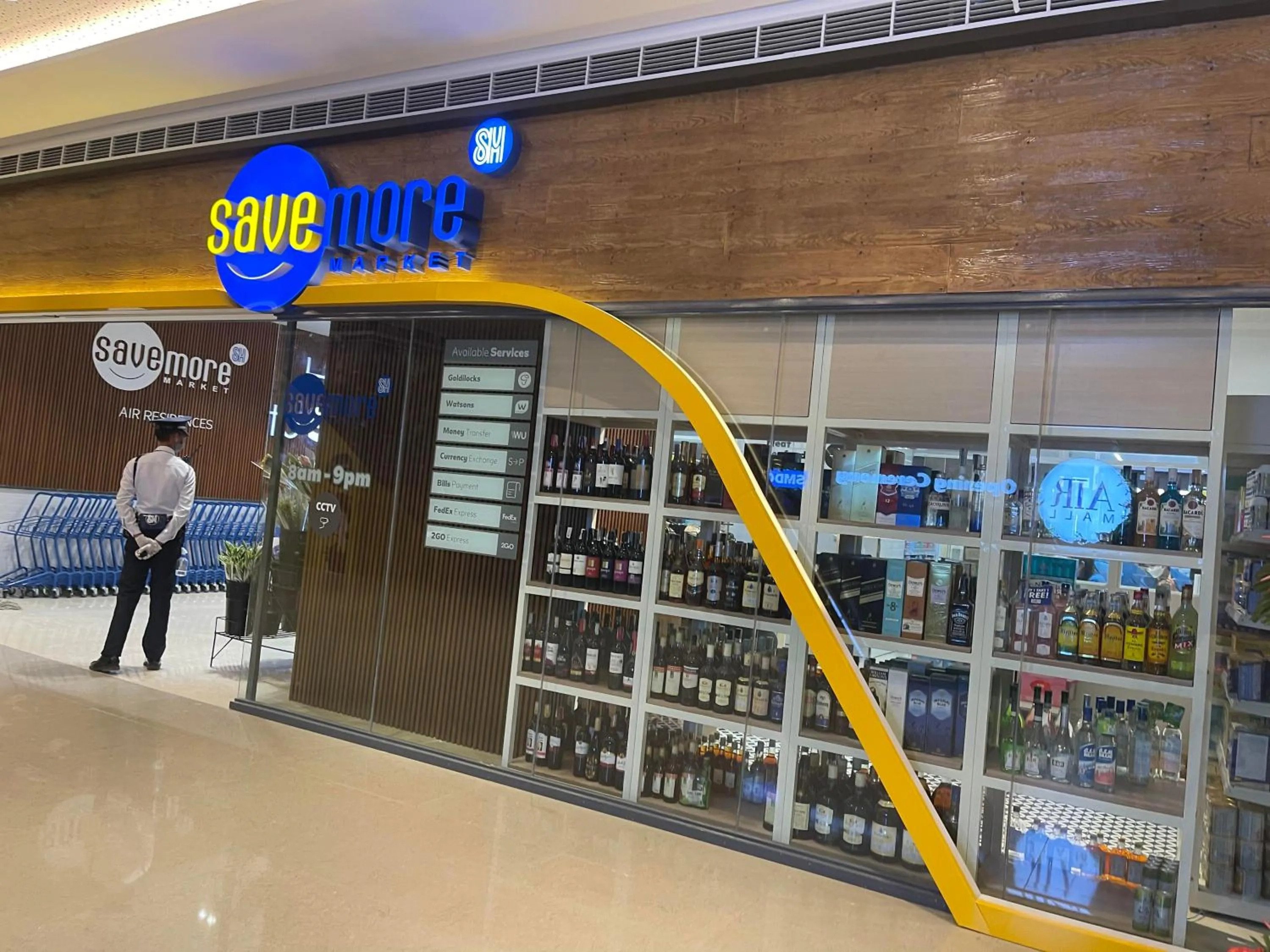 Supermarket/grocery shop in E & T Homecations 2 Bedroom Apartment at SMDC Air Residences