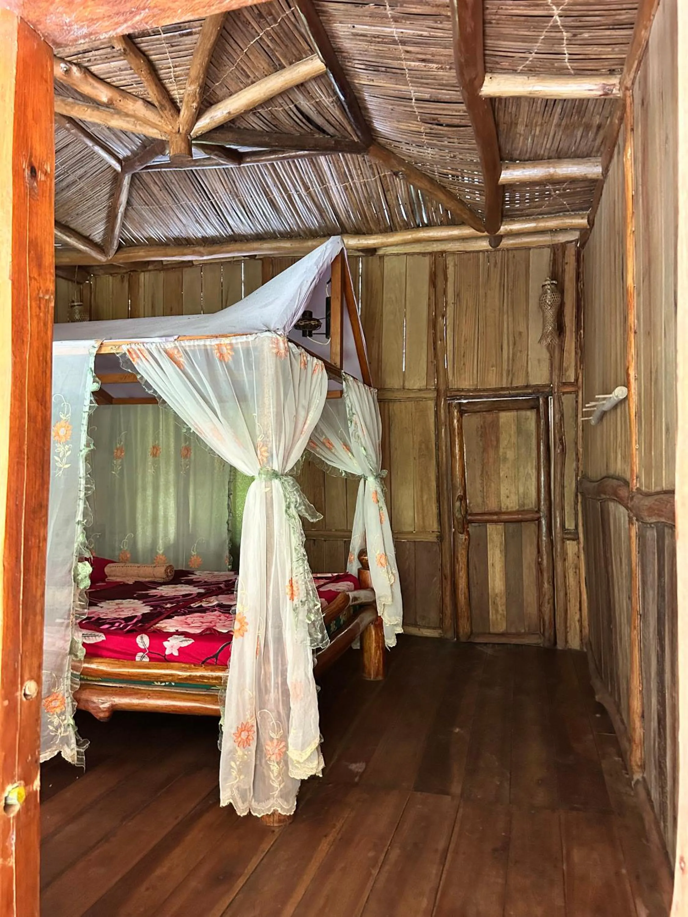 Bed in Back to Nature Ecotourism