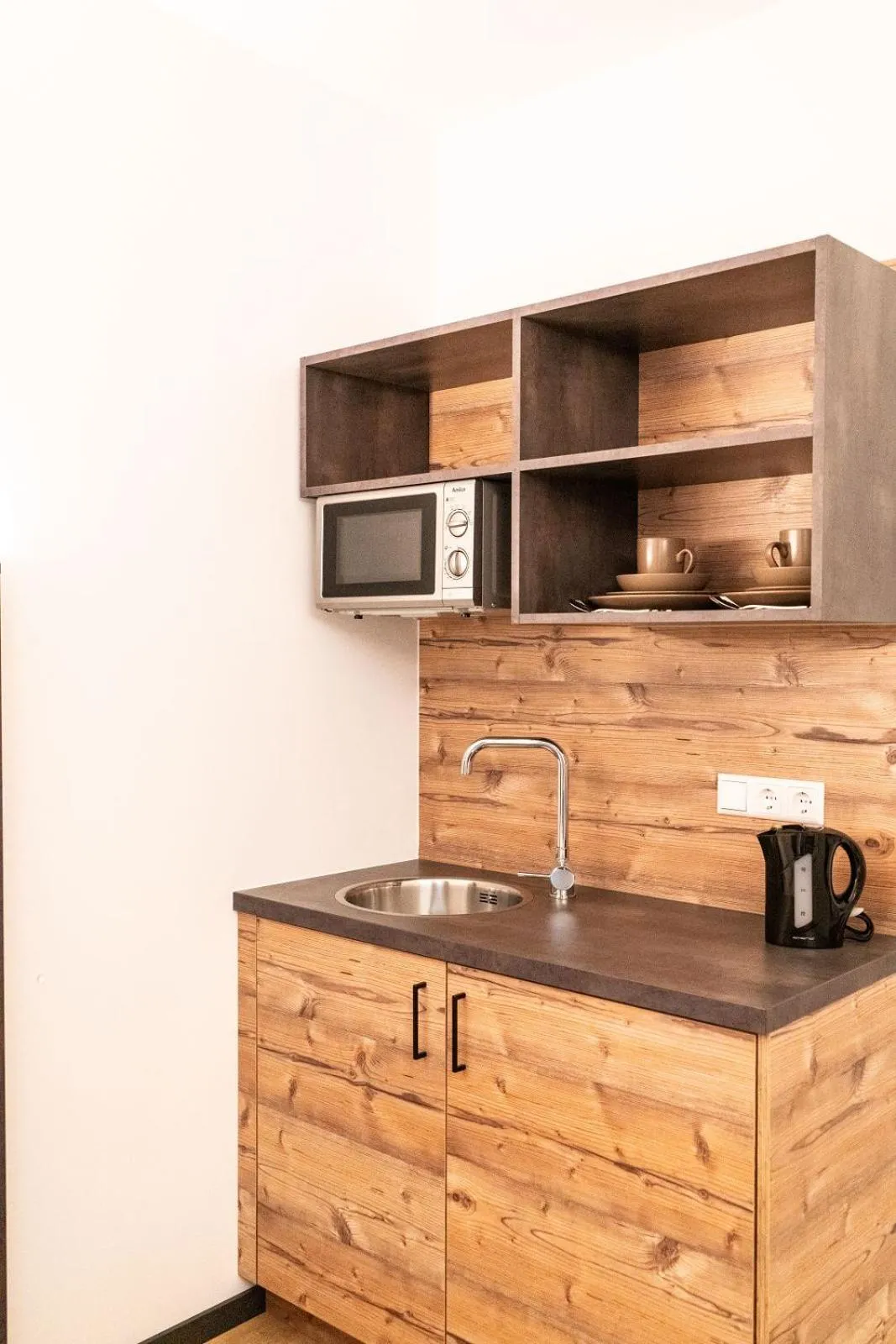 Kitchen or kitchenette in SEKRA Stadthotel