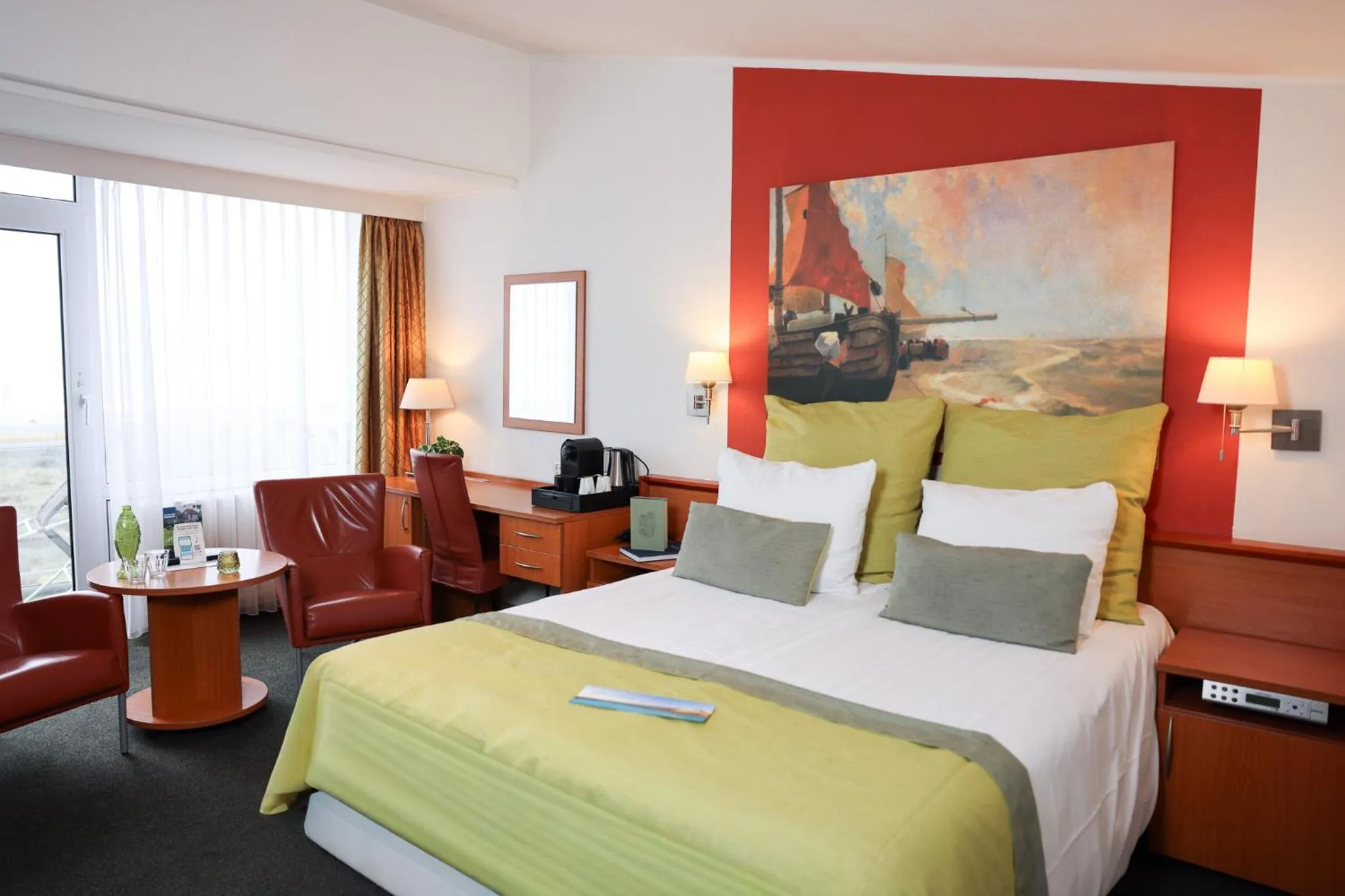 Bed in Hotel Noordzee