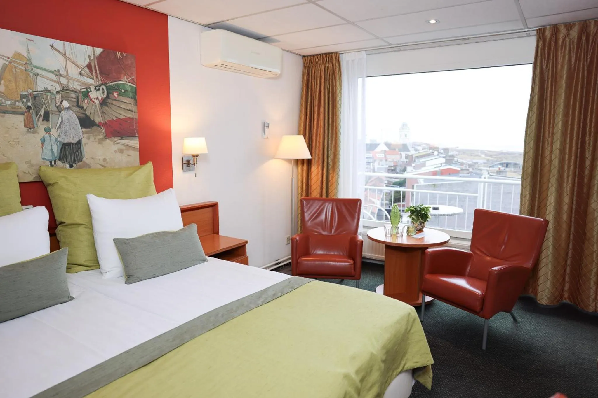 Bed in Hotel Noordzee